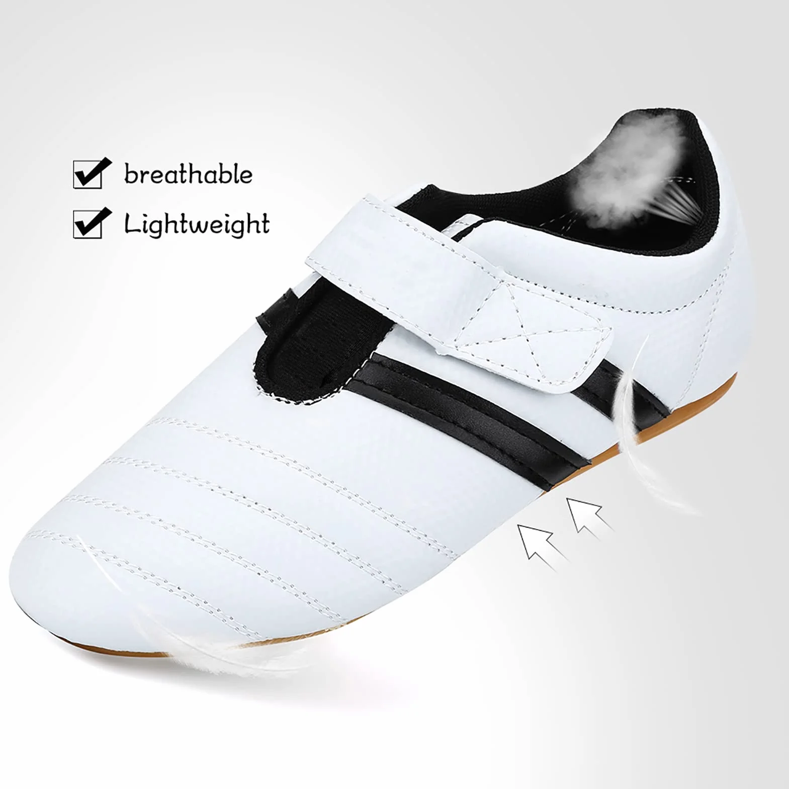 RiToEasysports Zapatos de Taekwondo, Zapatos de Boxeo Kung Fu Tai Chi, Zapatos de Entrenamiento de Karate para Adultos y Niños