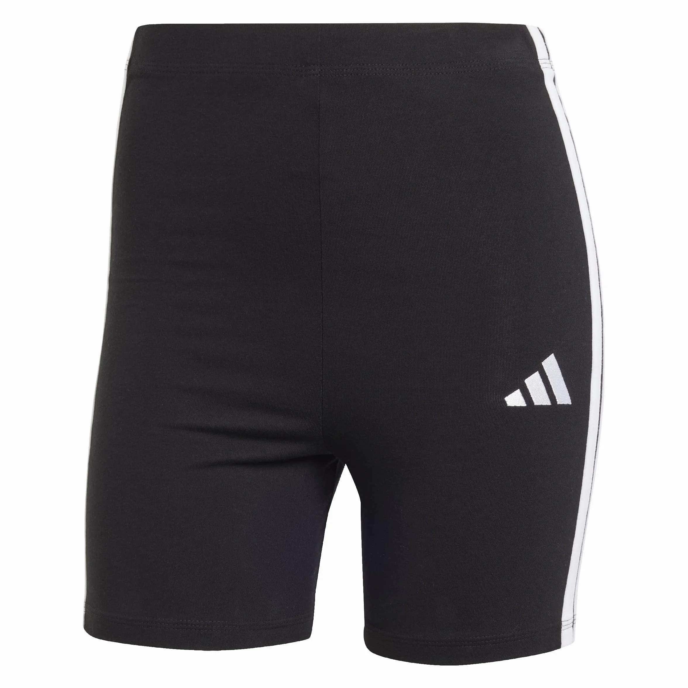 adidas Women's Mallas Cortas Essentials High Waisted Biker 3 Bandas