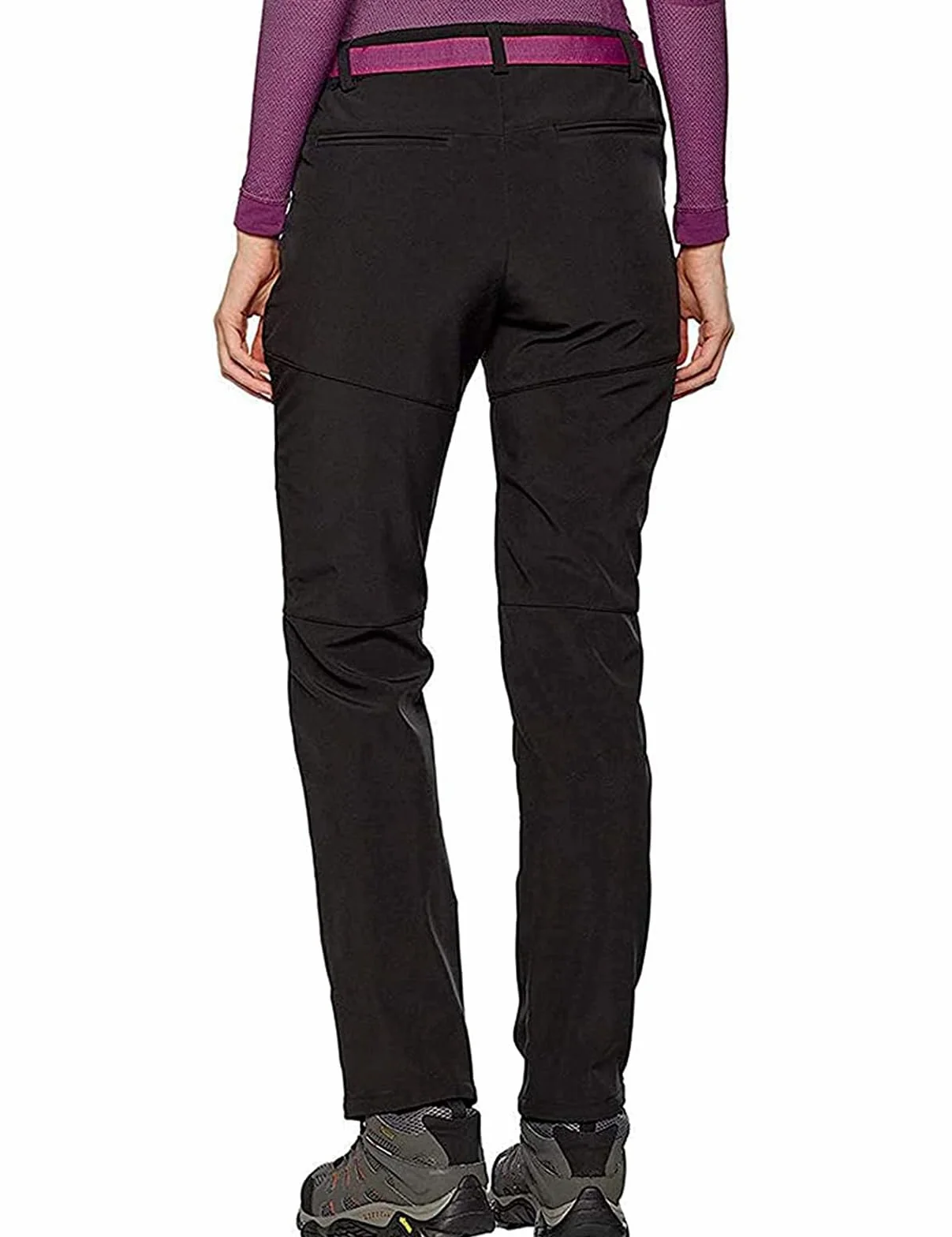 Tofern Outdoor Pantalones Softshell Mujer - Impermeables y Cortavientos - Ideal para Esquí y Senderismo