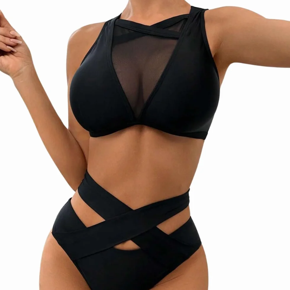 Rand Ropa Pole Dance Mujer, Top Deportivo Shorts de Cintura Alta para Pole Sport