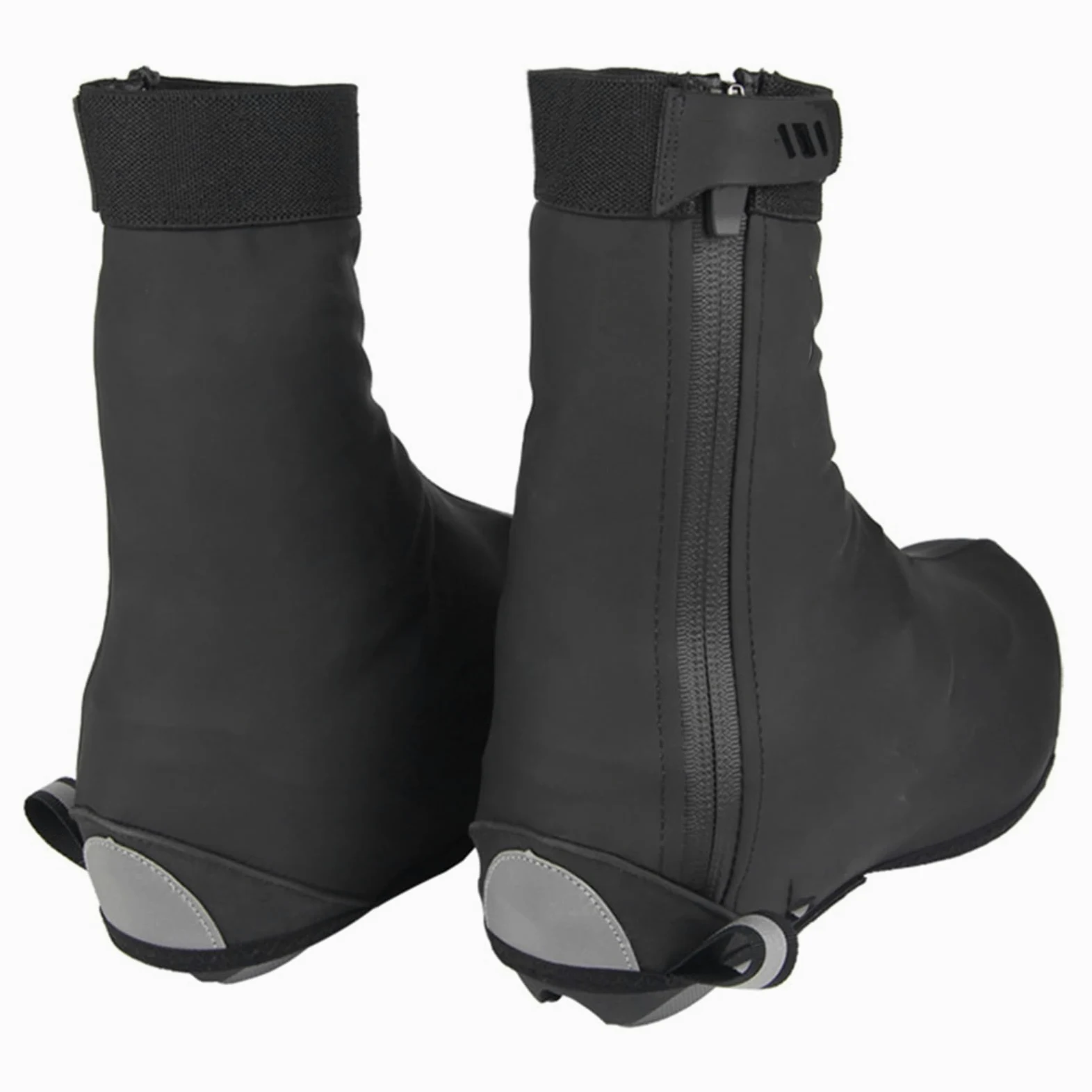 Cubrebota Ciclismo,Cubiertas Impermeables para Zapatos de Ciclismo con diseño de Viento Calzado Reflectante Hombres Mujeres Cubiertas térmicas Reutilizables para Zapatos de Bicicleta MTB