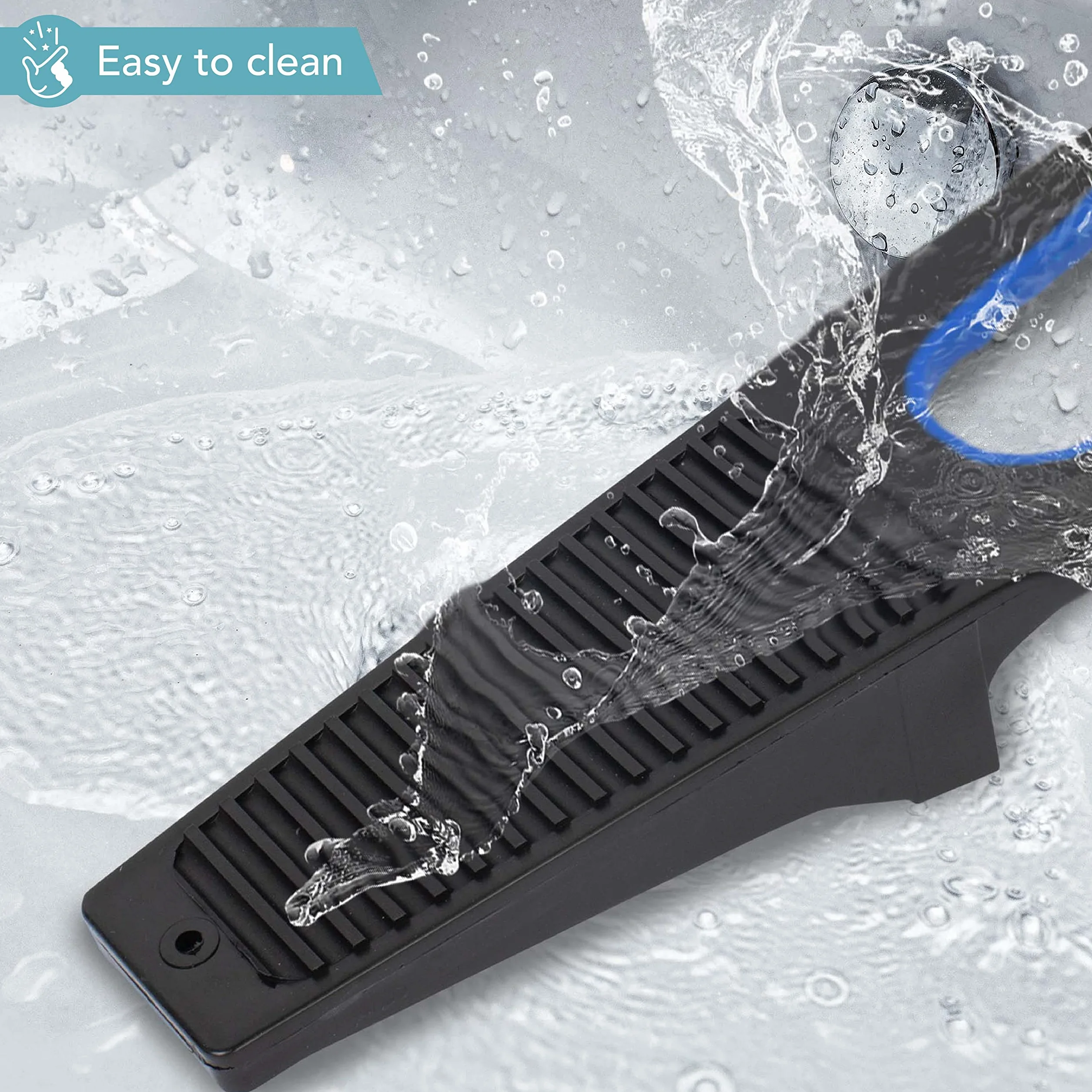 HEFTMAN Boot Jack - 2 removedores de botas de agua resistentes, negro/azul, Talla única