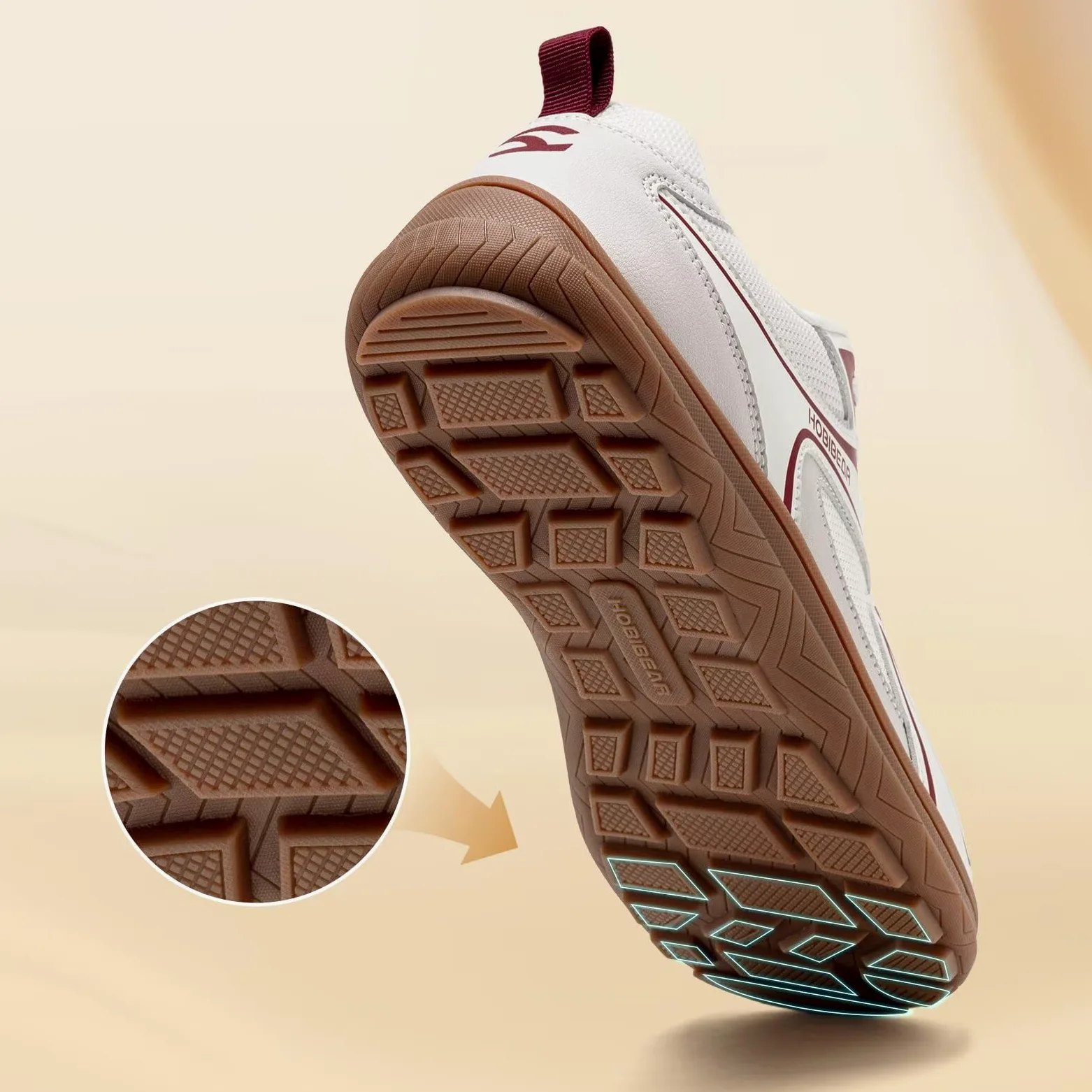 HOBIBEAR Zapatos Minimalistas para Mujeres Hombres Caminar Punta Ancha Sneaker Unisex Zero Drop Casual Antideslizante Calzado Deportivo Zapatillas