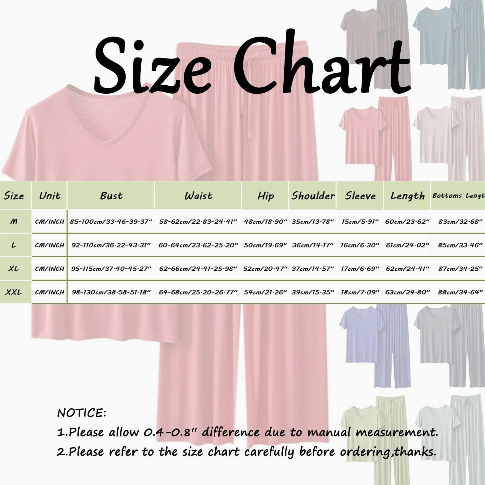 Pijama de mujer de verano corto sexy, pijama para mujer, algodón muy grande | Noche de cuello sastre Camisas de noche Albornoces Caraco Talla Elástica Slacks Suave / Suave Conjunto Pijama Sudadero