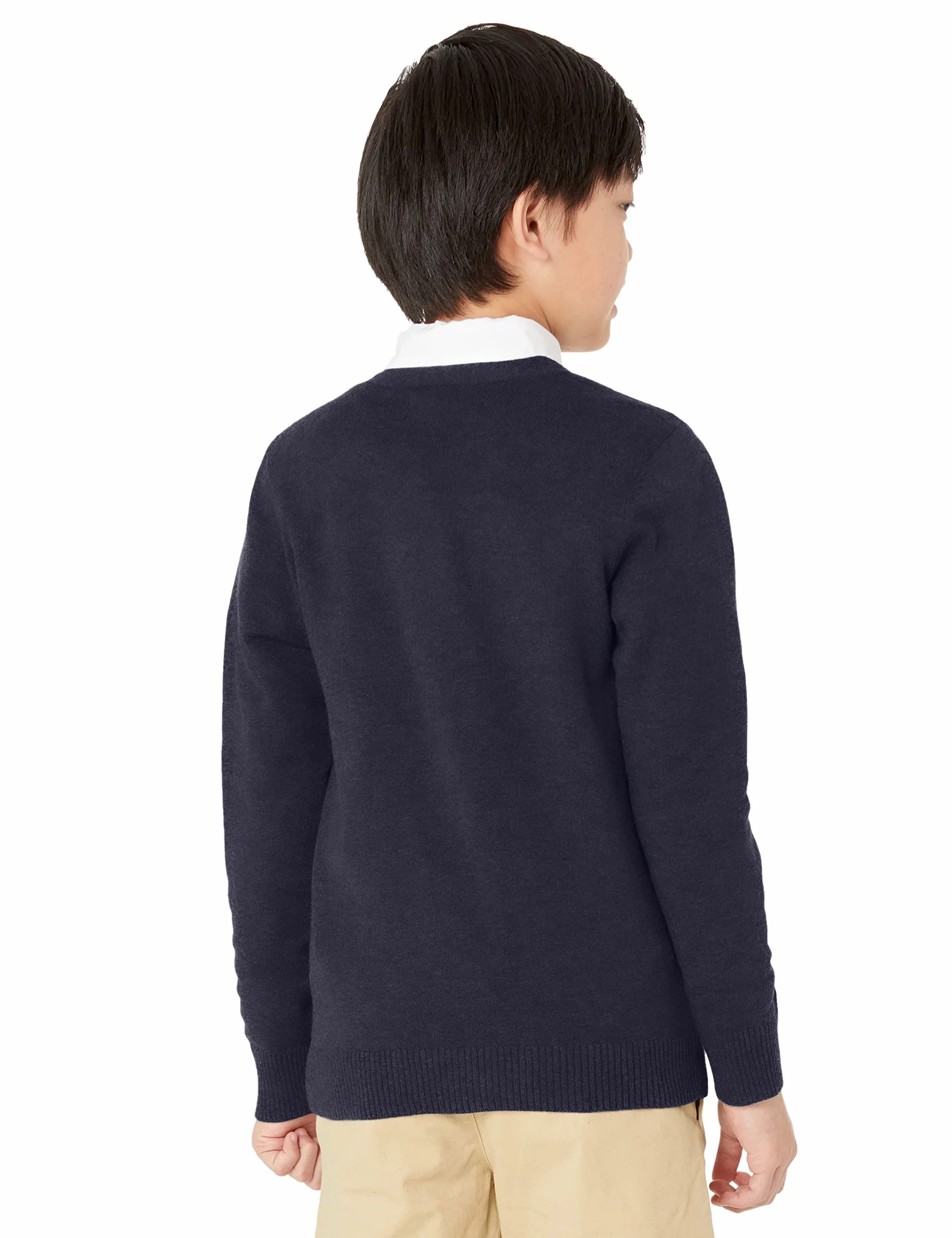 Amazon Essentials Niños Rebecas en algodón Liso