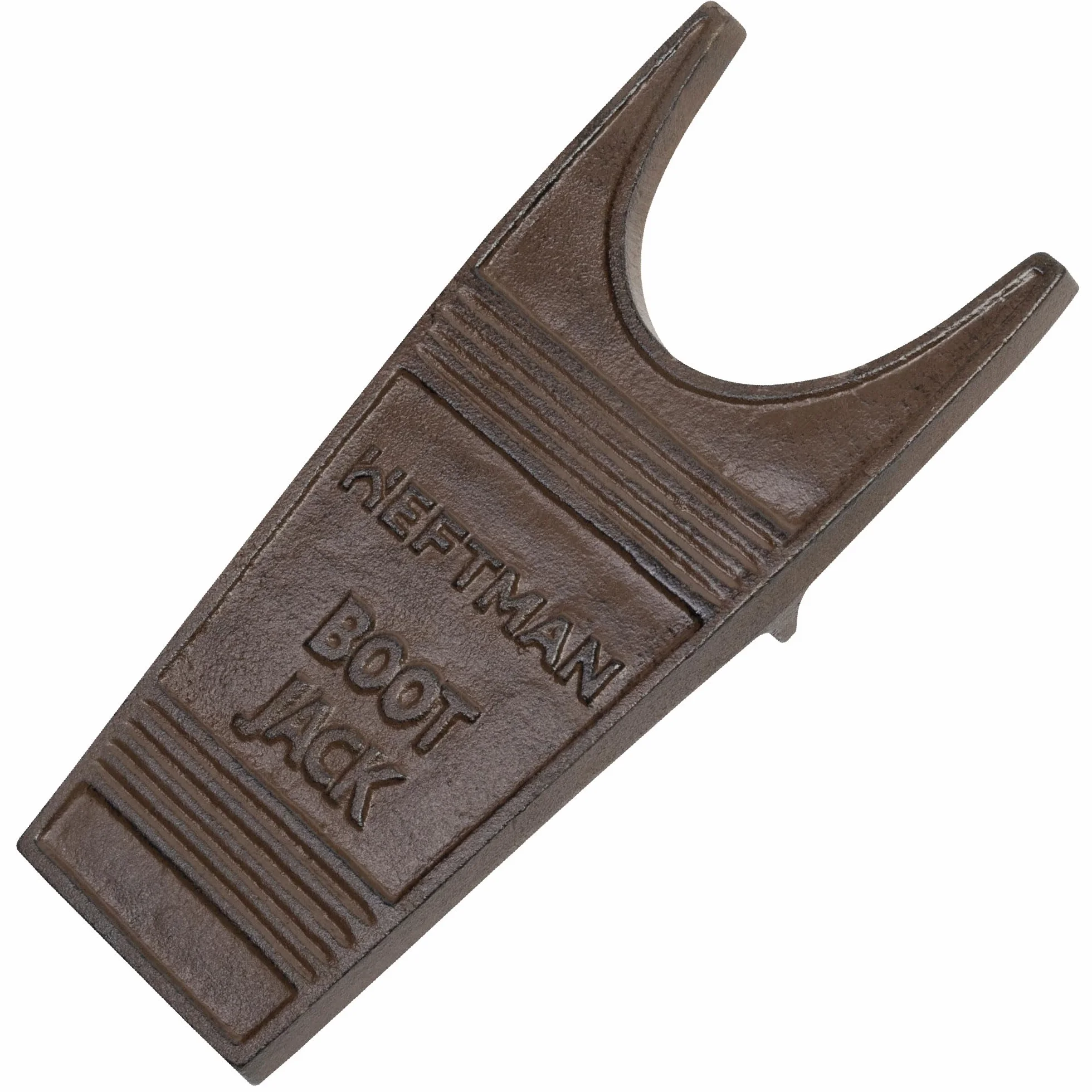 HEFTMAN Sacabotas de Hierro Fundido - Resistente, Rústico Removedor de Botas de Agua - Descalzador de Botas Resistente a la Corrosión (1 kg)