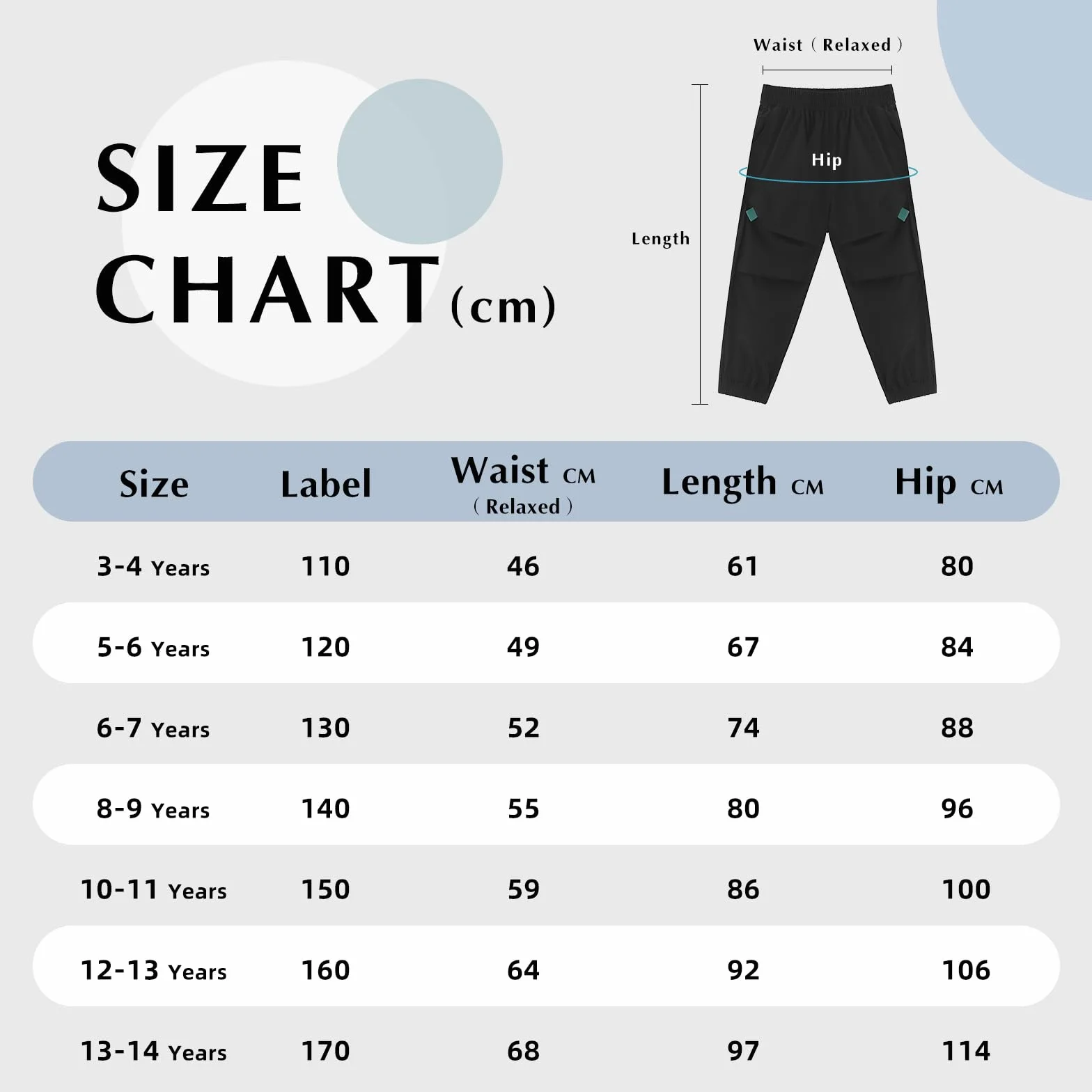 LACOFIA Pantalones Cargo Niño Jogger Cintura Elástica Ligero Secado Rápido Primavera Verano 6-14 Años