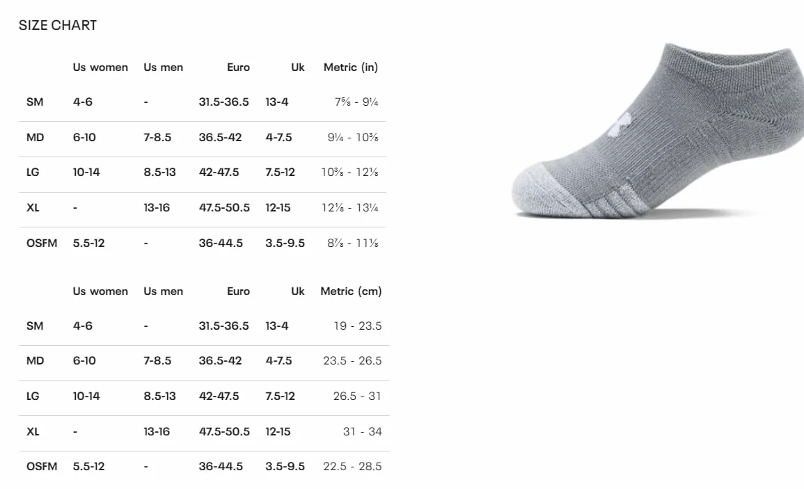 Under Armour Esenciales (Pack de 12) Unisex Adulto