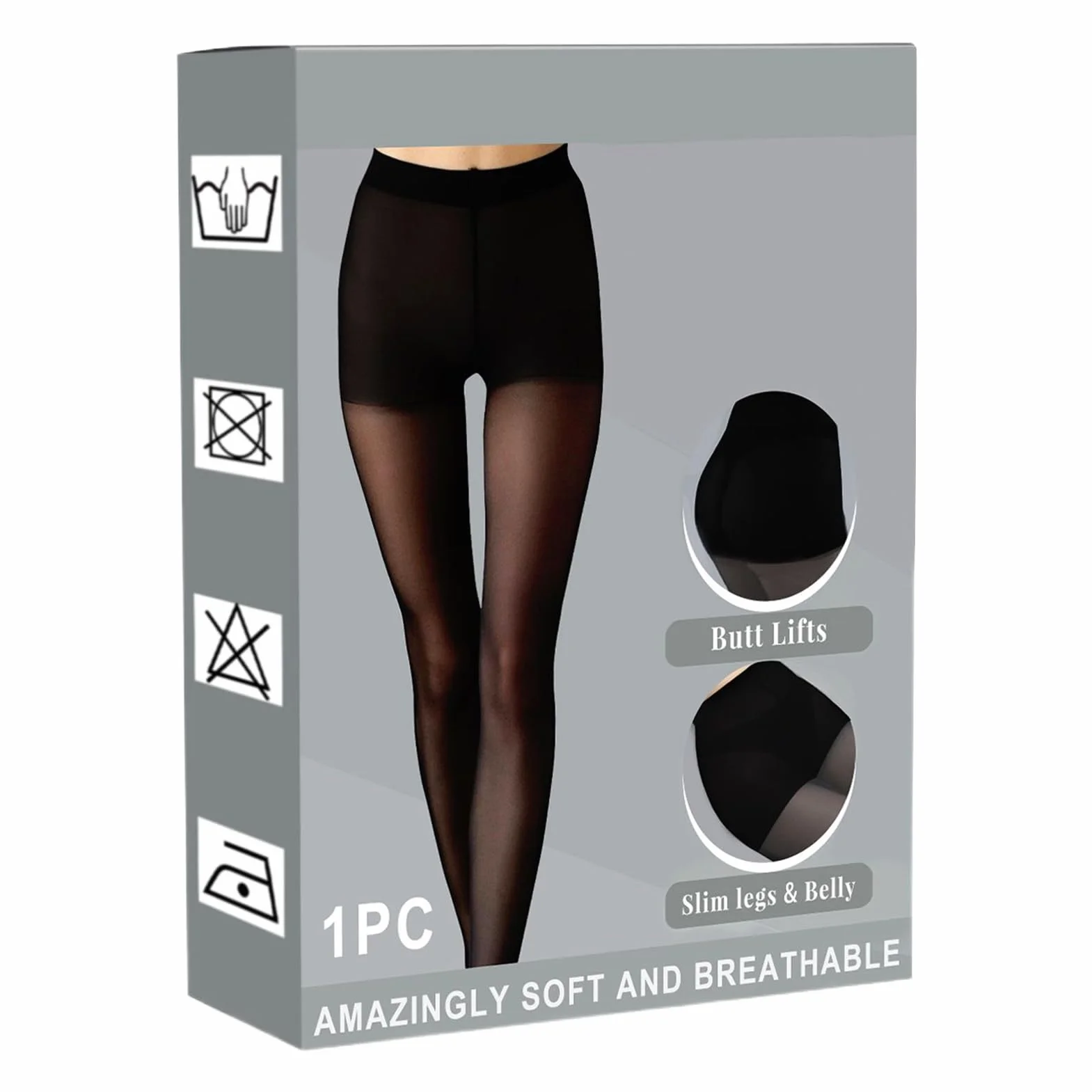 Compression Pantyhose, Support Stockings Tights, Breathable Shaping Leggings, Slimming High-Stretch Fit for Work, Dance, Date, Home, Social Gathering Wear, 4.37x1.06x6.02 inches