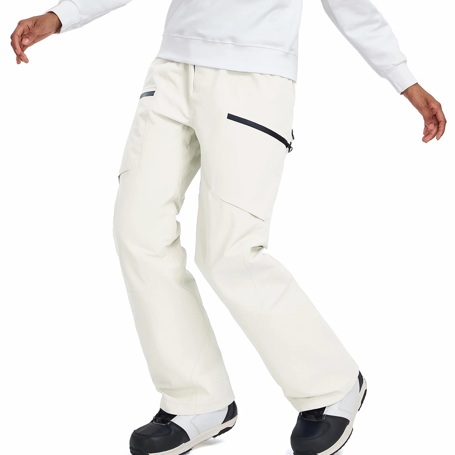 Pantalones de esquí para mujer impermeables resistentes al viento transpirables cálidos