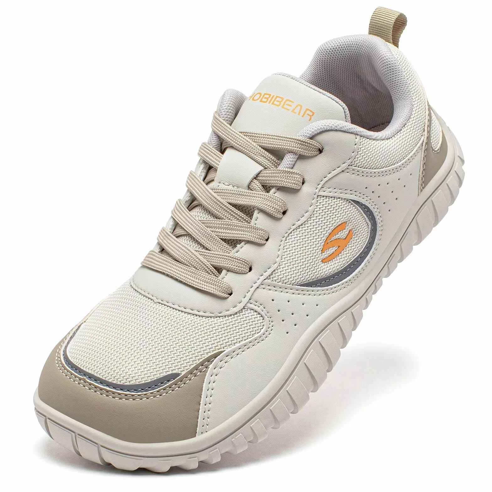 HOBIBEAR Zapatos descalzos para hombre, puntera ancha, cómodos tenis para exteriores