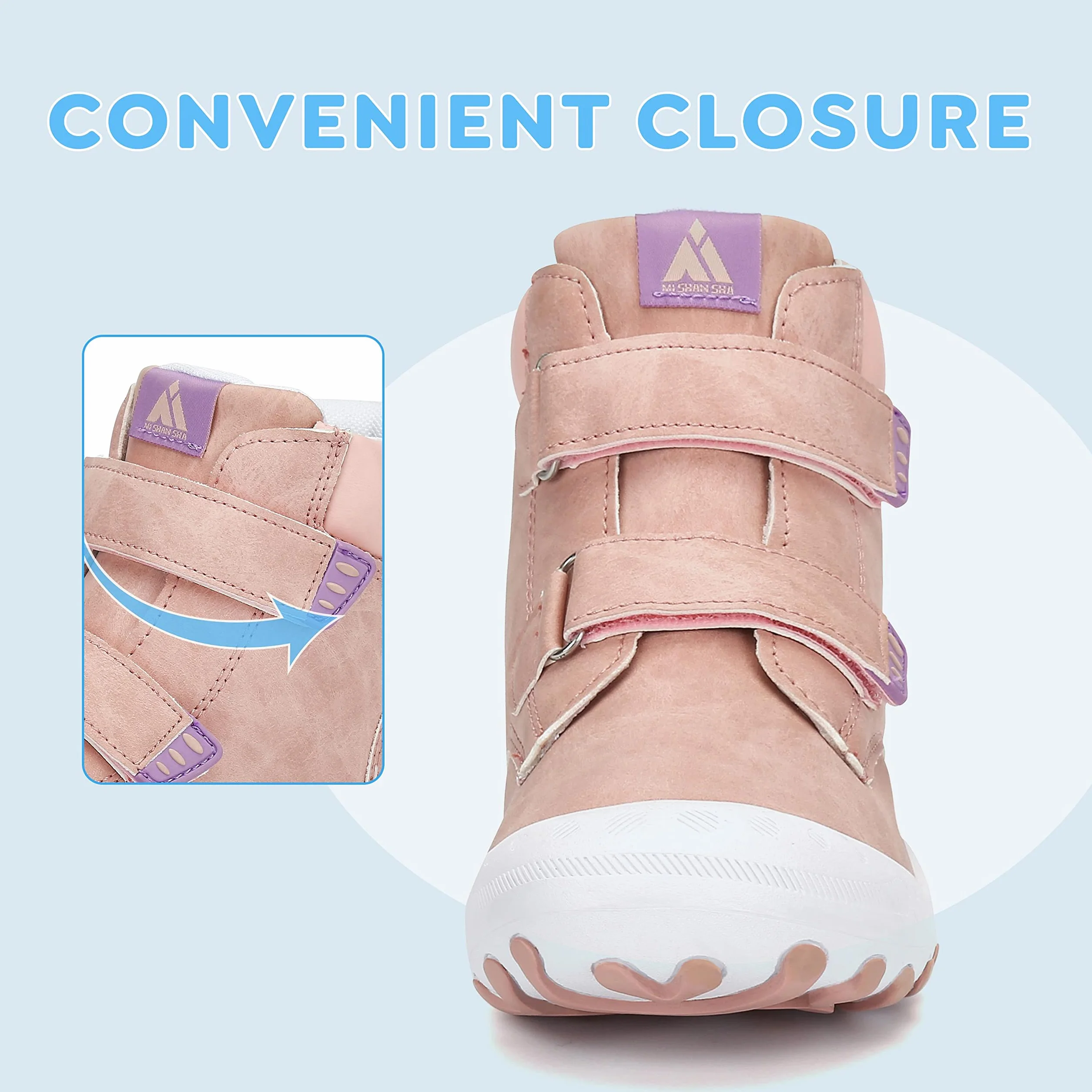 Mishansha Zapatillas de Senderismo para Niños Antideslizante Niños Niñas Botas de Trekking Ligeras Deportivas
