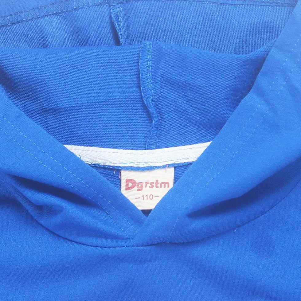 Traje deportivo para niños con estampado de dibujos animados en 3D, sudadera casual para niños con capucha + pantalones
