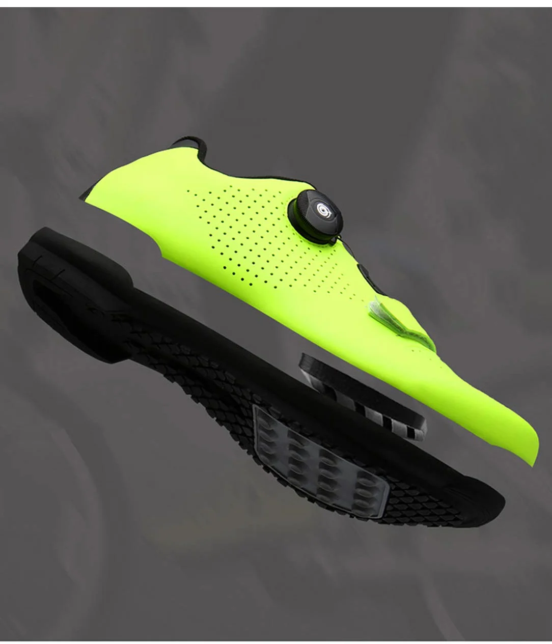 Calzado De Ciclismo Calzado De Ciclismo Sin Bloqueo Calzado Casual Unisex Buena Transpirabilidad Zapatillas De Bicicleta con Fondo Resistente Al Desgaste (41,Verde)