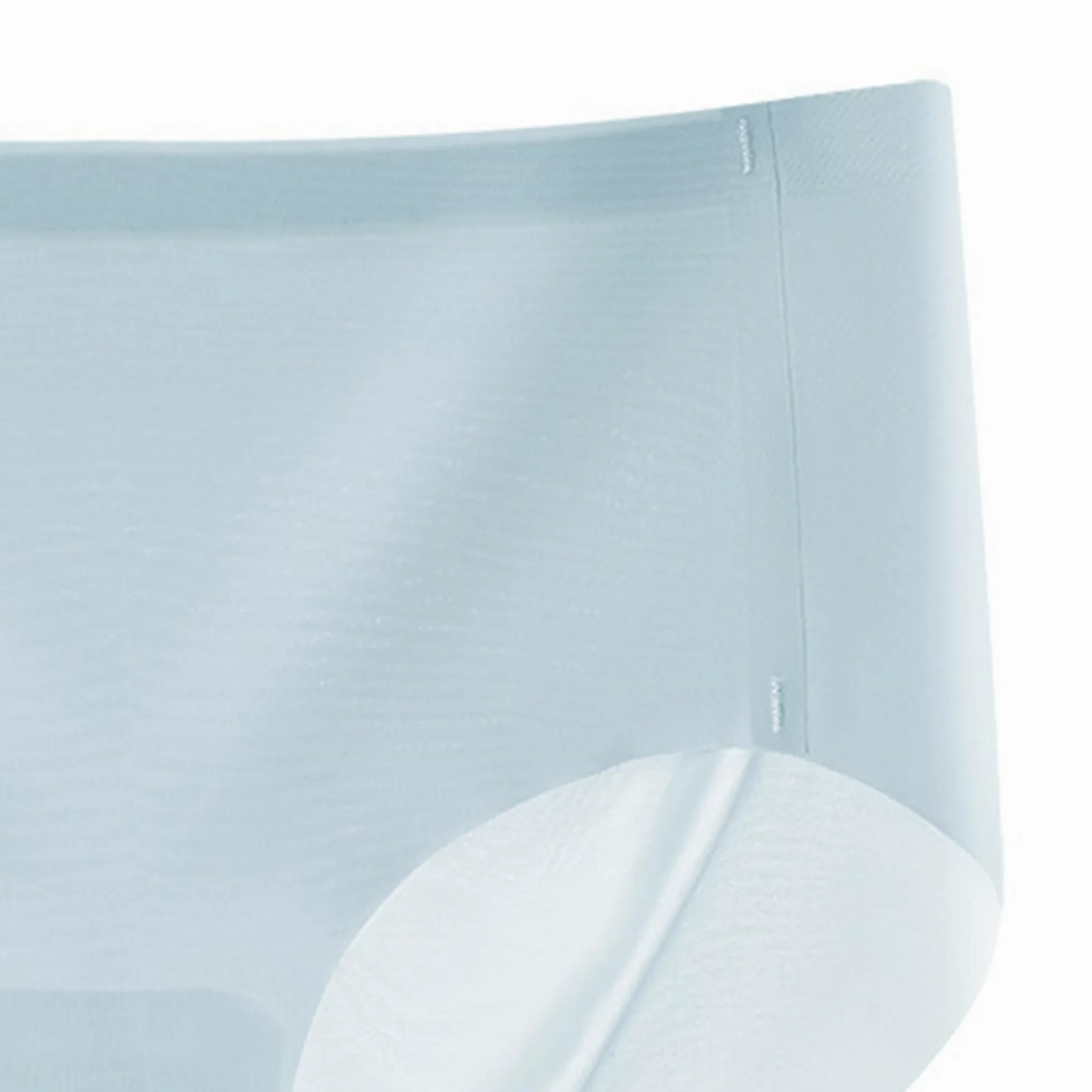 Calzoncillos invisibles de una pieza para mujer, de seda de hielo, paquete múltiple, bragas elásticas, suaves, ropa interior básica (azul claro, 5 piezas, XXL)