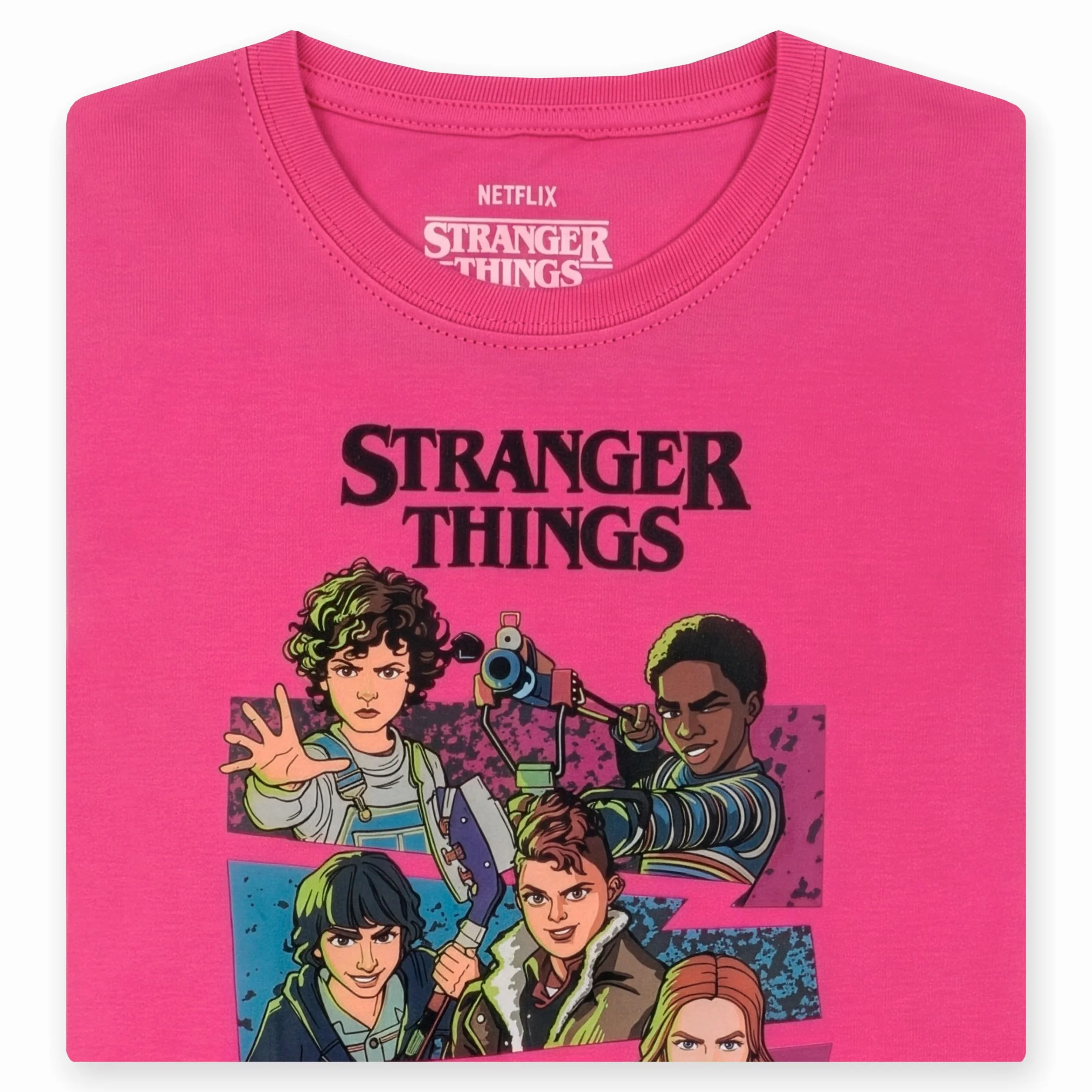 Stranger Things Camiseta para Niña, Camiseta Tales from ’85 para Niña, Camiseta De Manga Corta