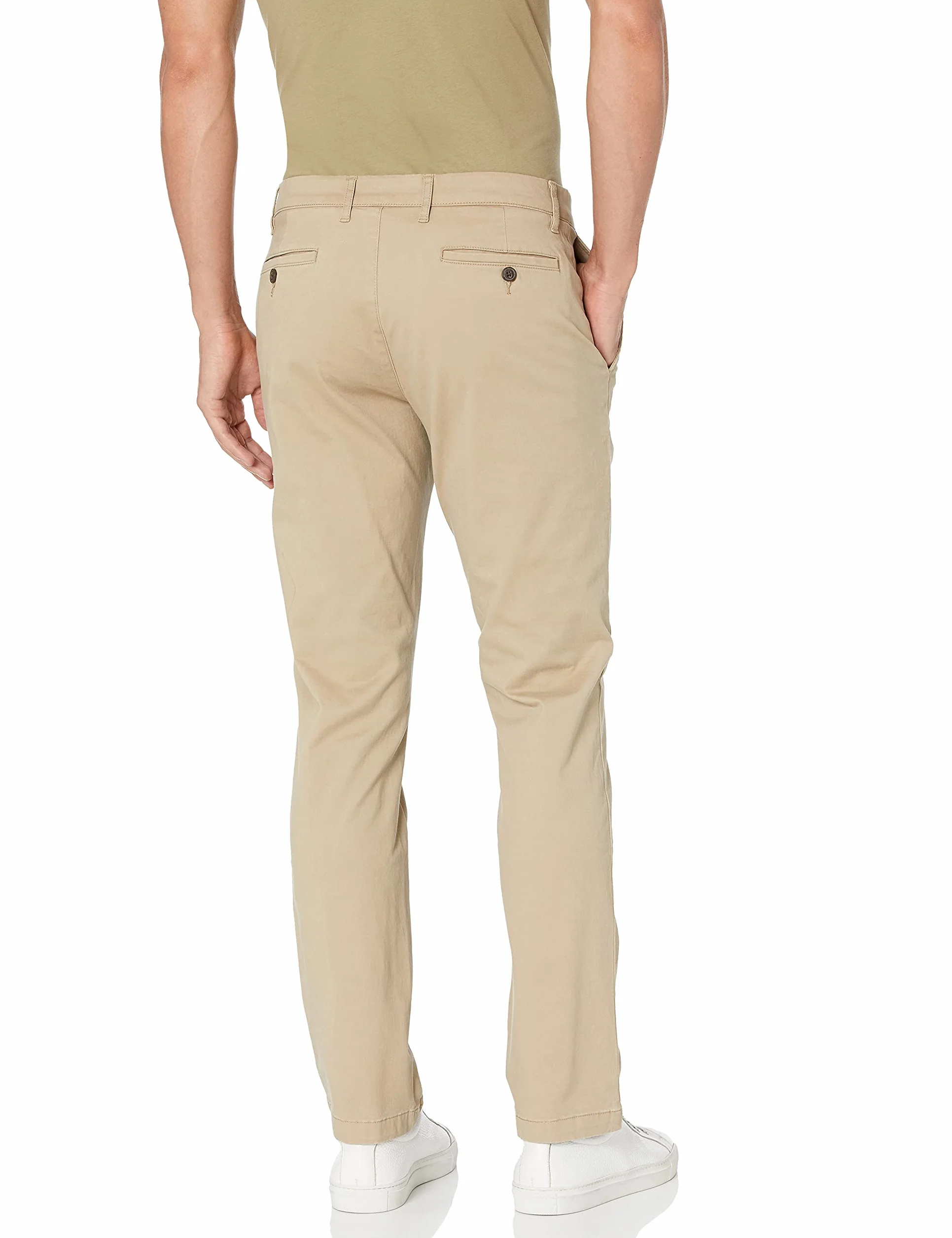 Amazon Essentials Pantalón Chino Elástico, Cómodo, Lavado y de Ajuste Ceñido (Previamente Goodthreads) Hombre