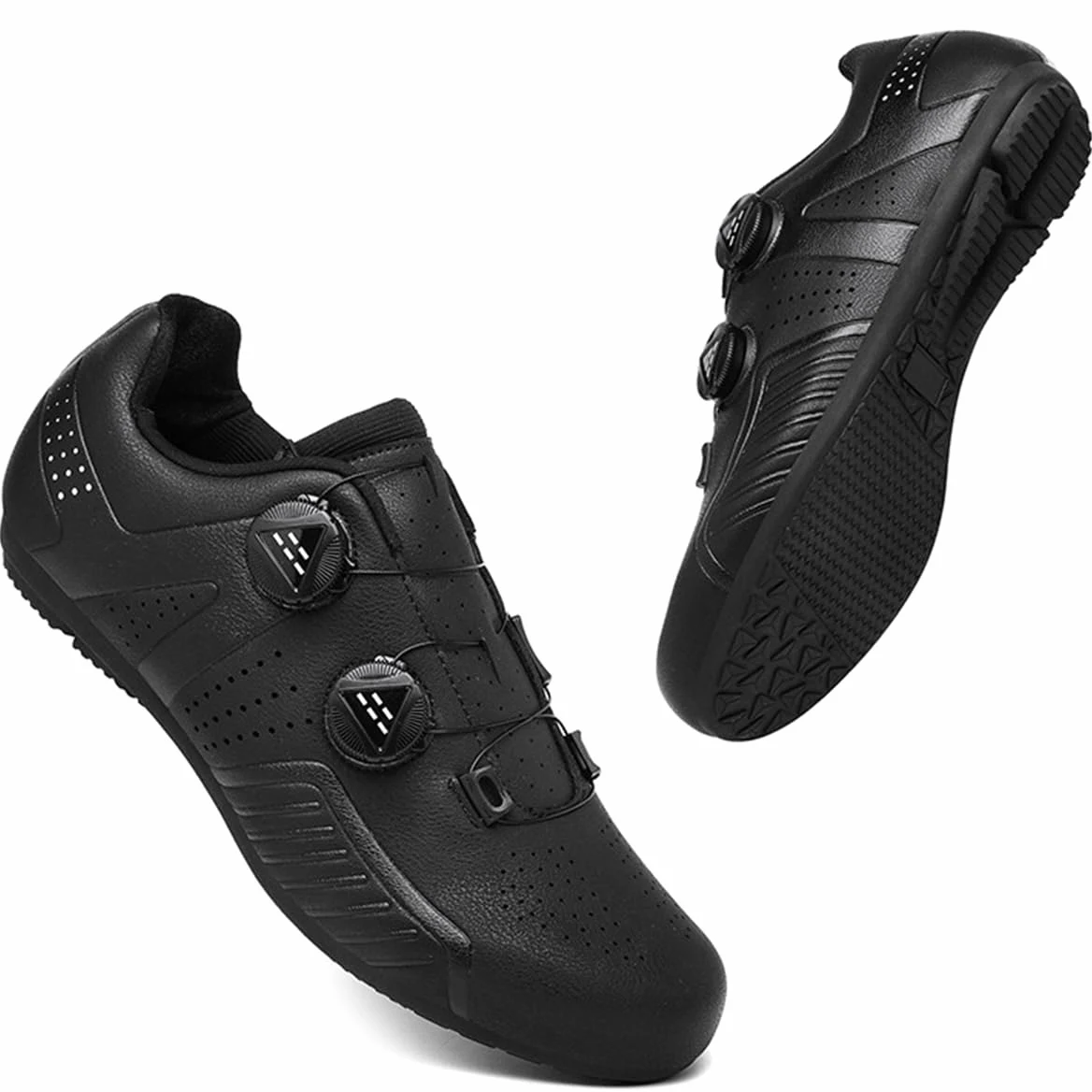 Sin Bloqueo Zapatos de Ciclismo para Hombres con Suela de Goma | Zapatos de Carretera y Montaña Transpirable Antideslizantes para Deportes al Aire Libre