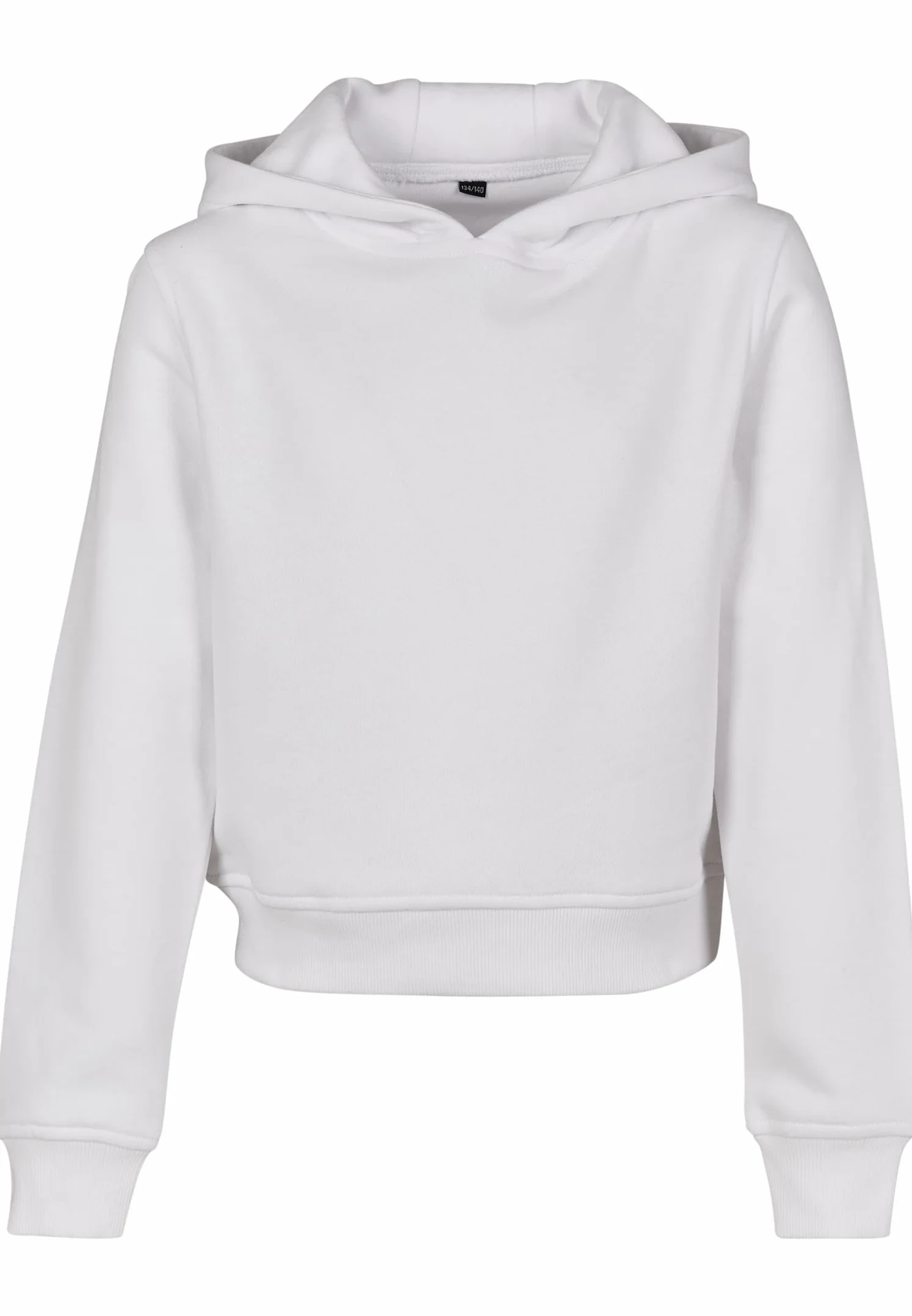 Build Your Brand Girls Cropped Sweat Hoody Sudadera con Capucha Niñas