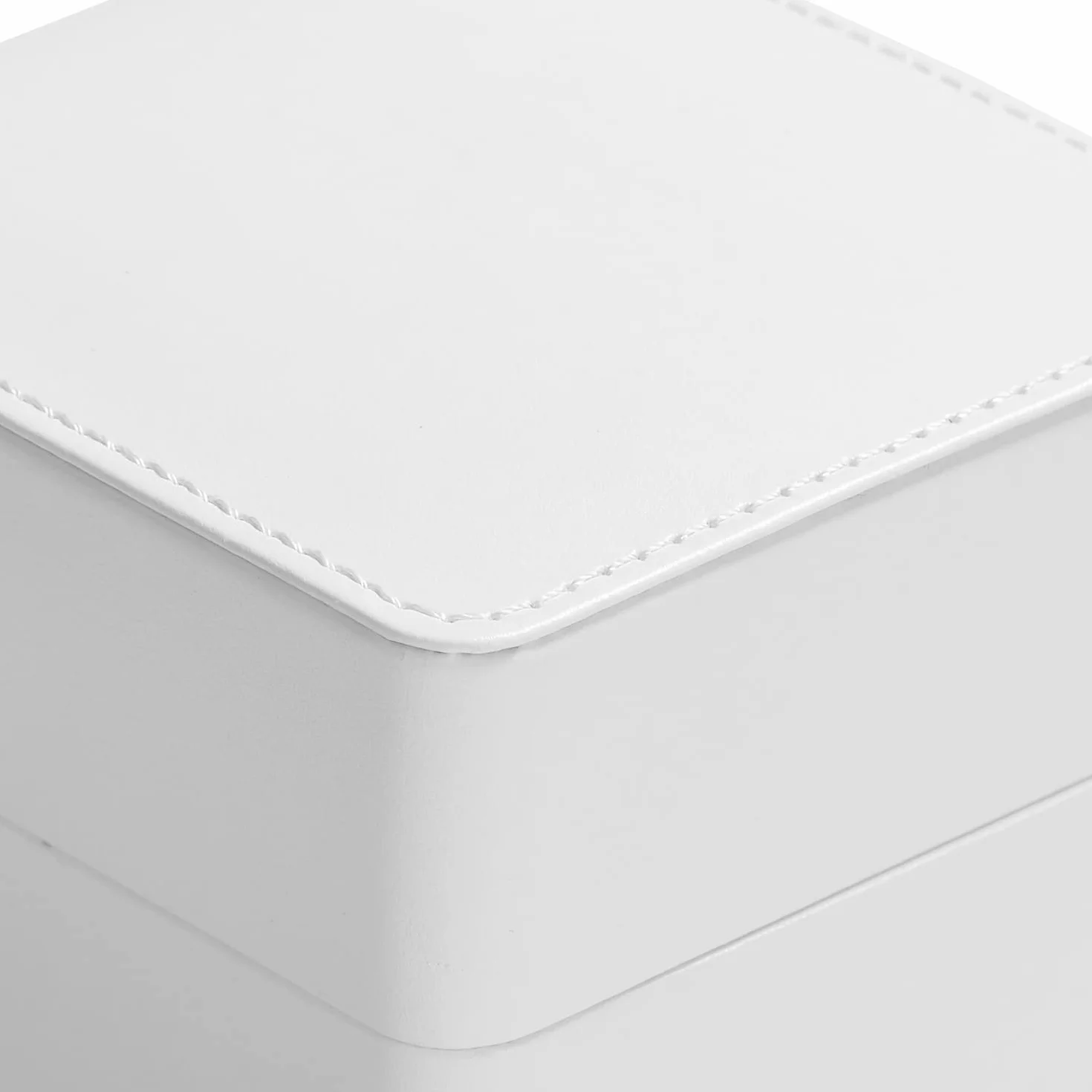 Oirlv Estuche Portátil para Relojes de Gamuza PU Cuero-Caja de Relojes-Organizador Viaje,para Aniversario y Cumpleaños(Blanco)