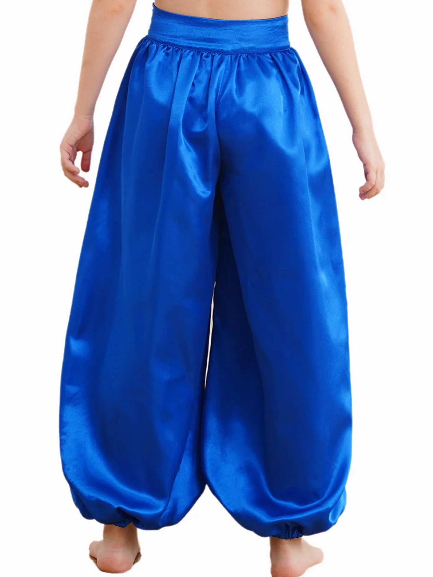 IEFIEL Pantalones Bombachos Árabes para Disfraz Aladino Niños Danza del Vientre 5-16 Años
