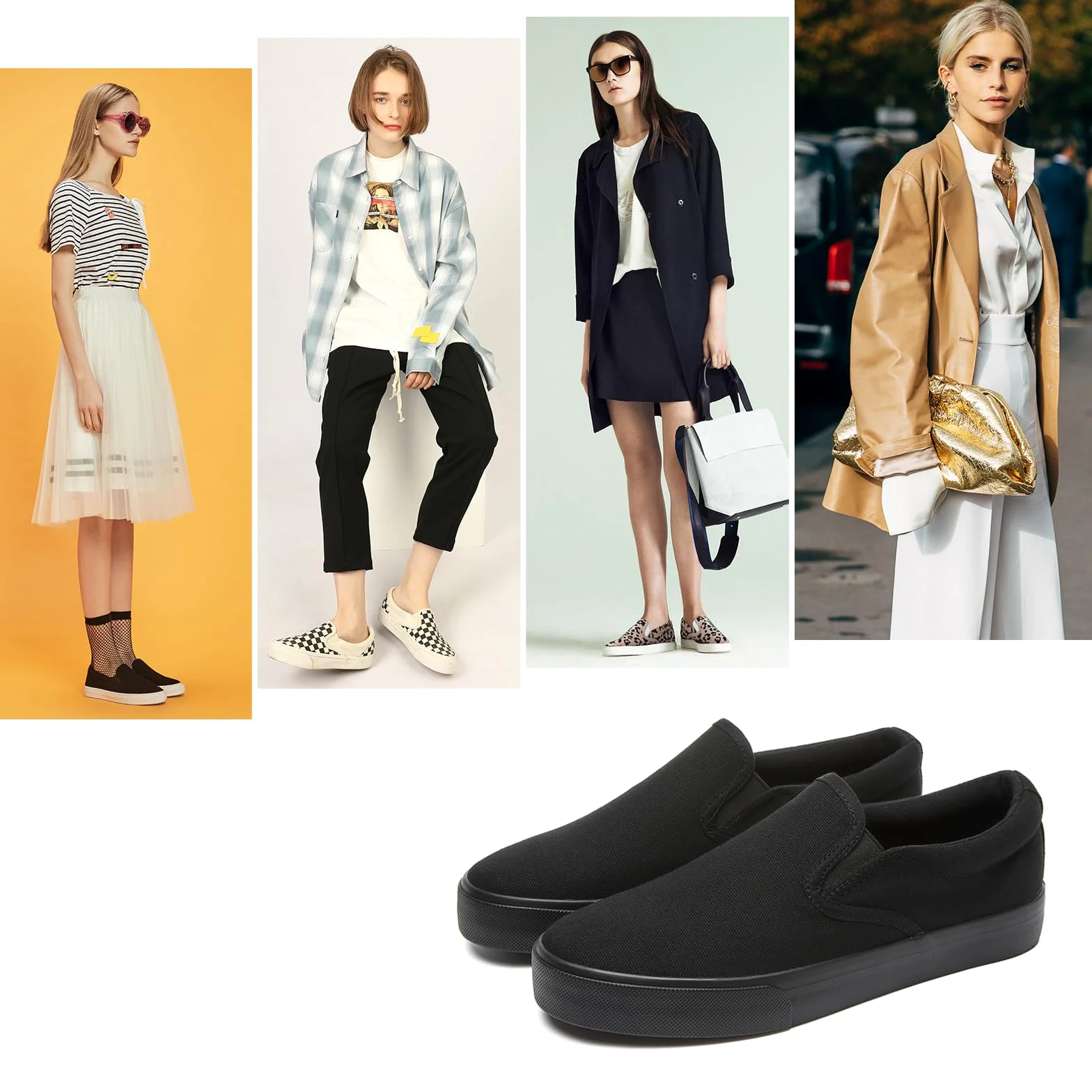 Zapatos deportivos de lona para mujer, mocasines, antideslizantes, de caña baja, zapatos casuales | Tenis de caña baja antideslizante para caminar, transpirables, informales, cómodos, a la moda