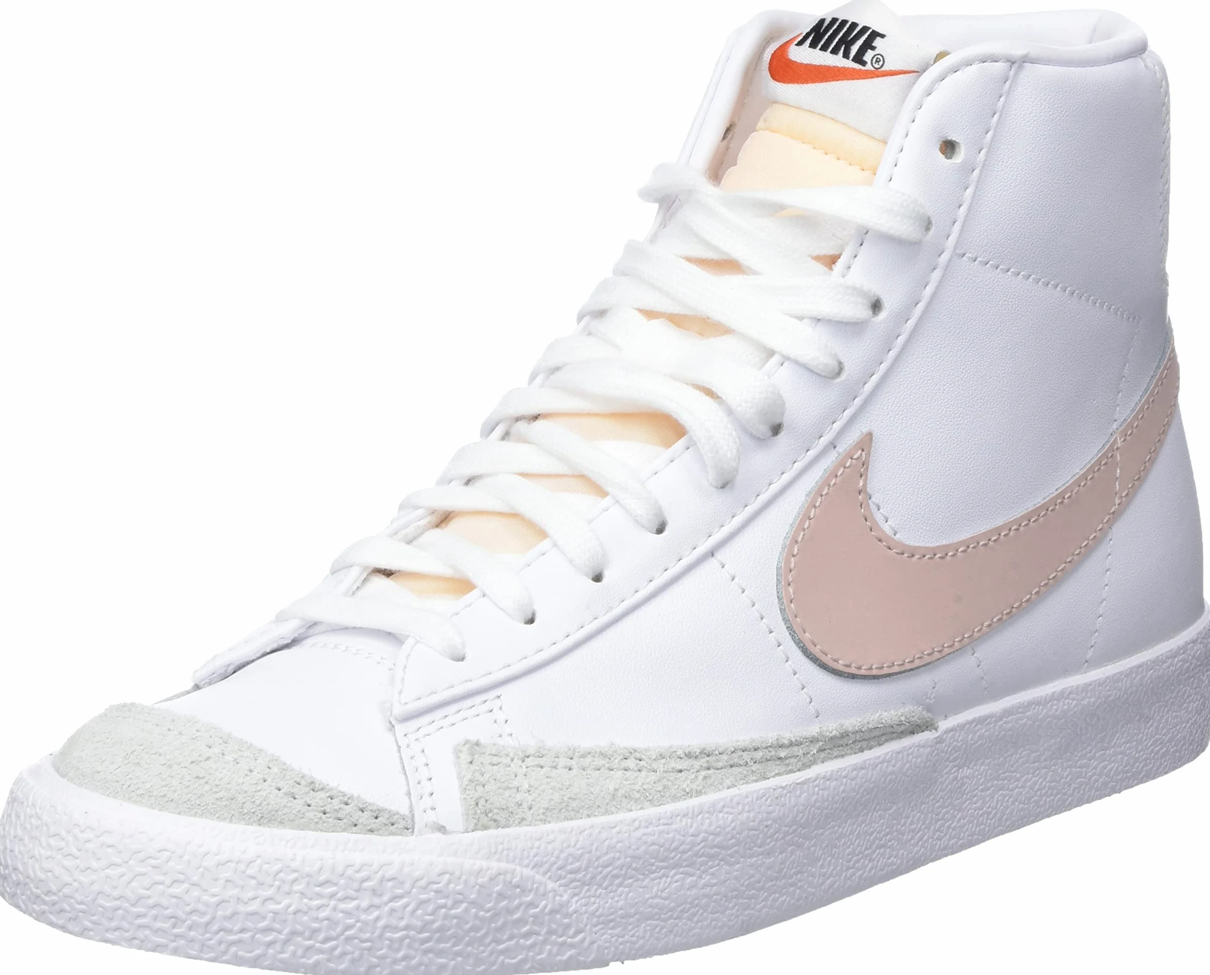 Nike CZ1055 Nike Blazer Mid '77 Mujer White/Pink Oxford-Black-Summit White EU 38
