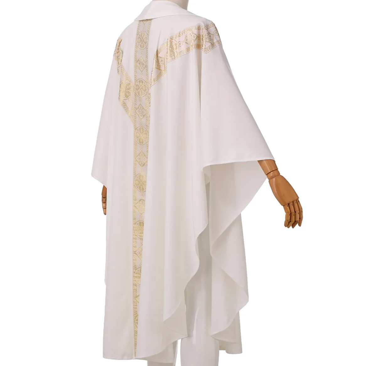 CAMDOM Túnica de vestidura de iglesia de sacerdote católico, Rosado, talla única