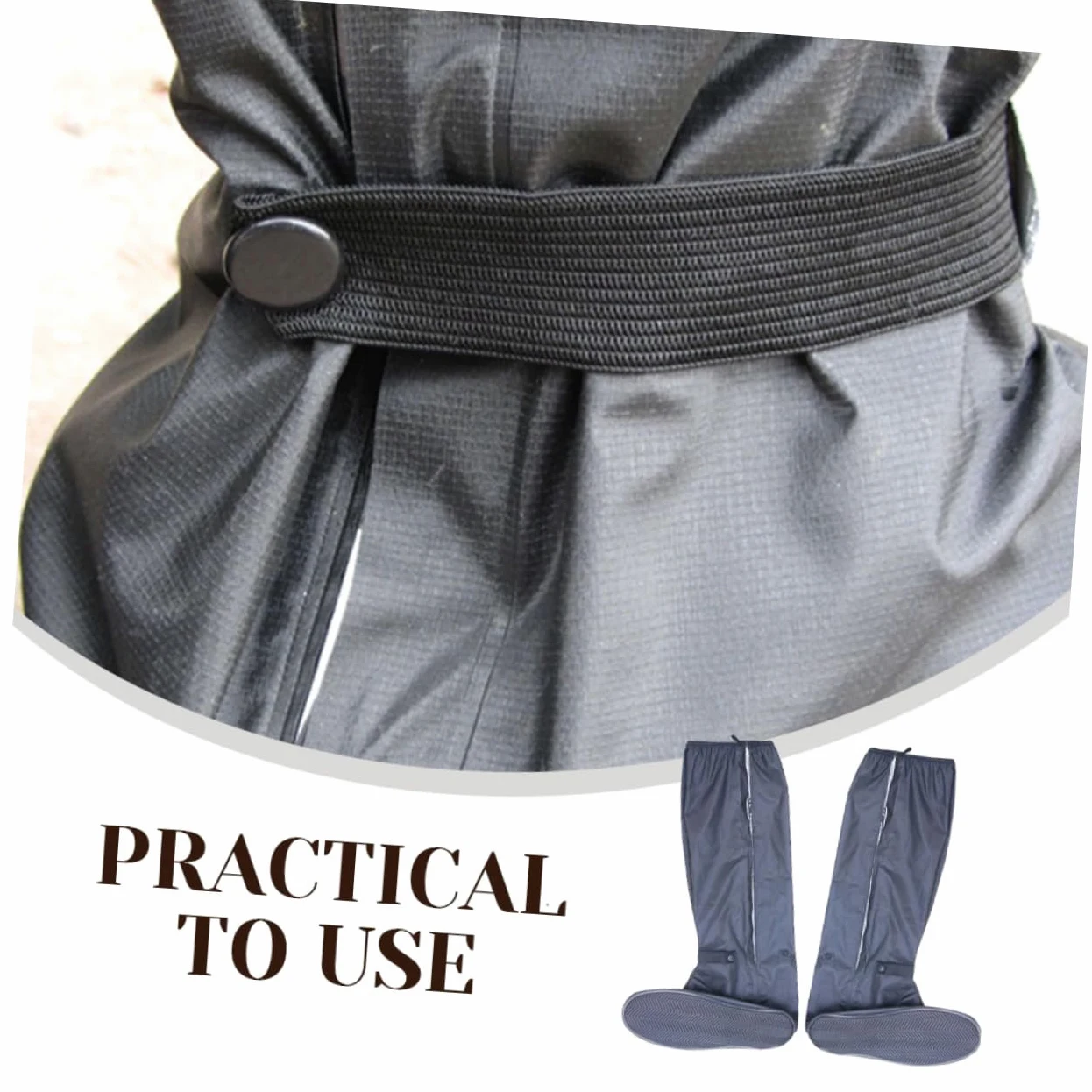 Botas de Lluvia Impermeables Protector de Calzado Funda de Calzado Resistente al Desgaste para Uso Diario Lluvia