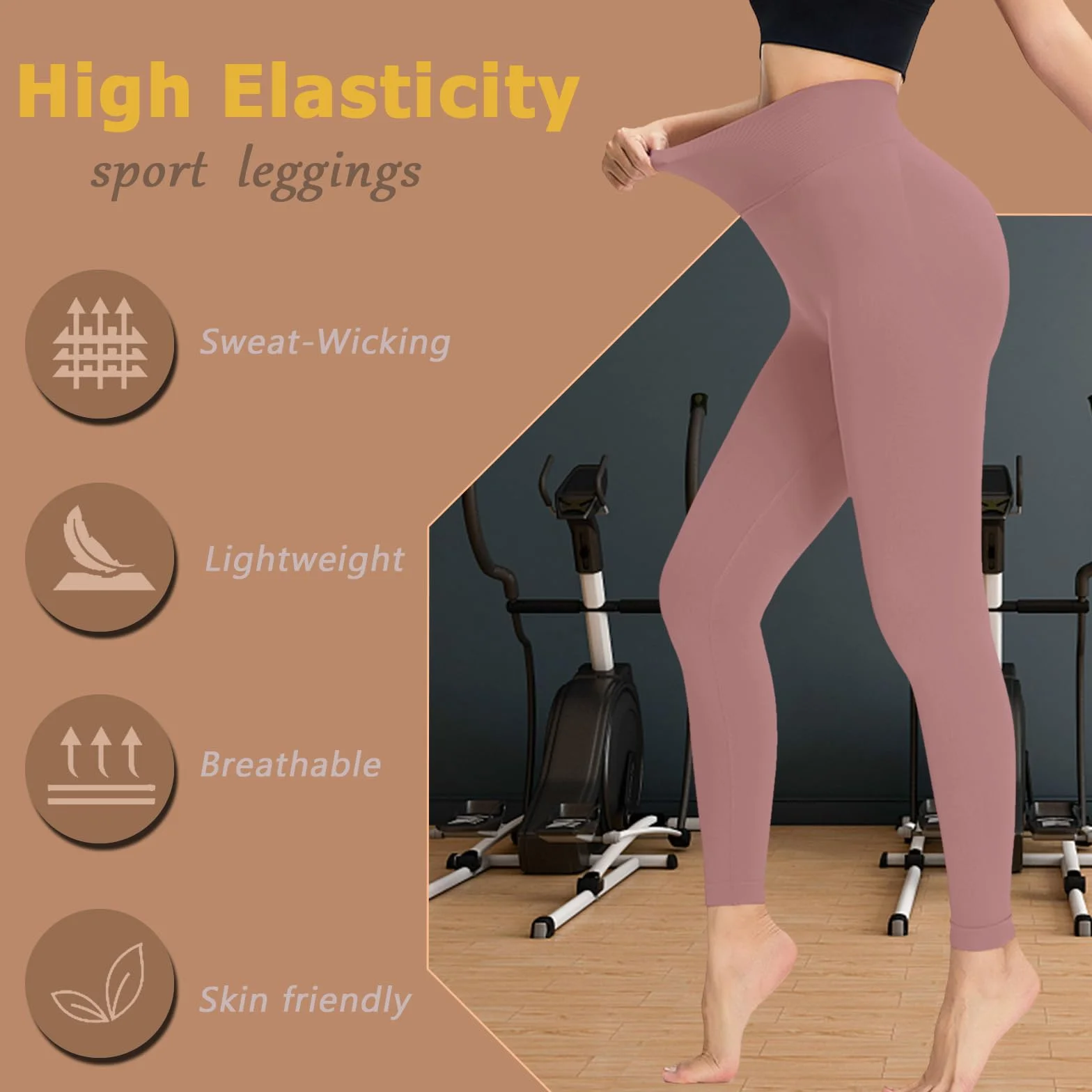 Leggings Deportivos Mujer Push Up Pantalones Cintura Alta Leggings Scrunch Butt Mallas Anticeluliticos Sin Costuras Opaco Pantalones Gym Yoga Fitness Jogging