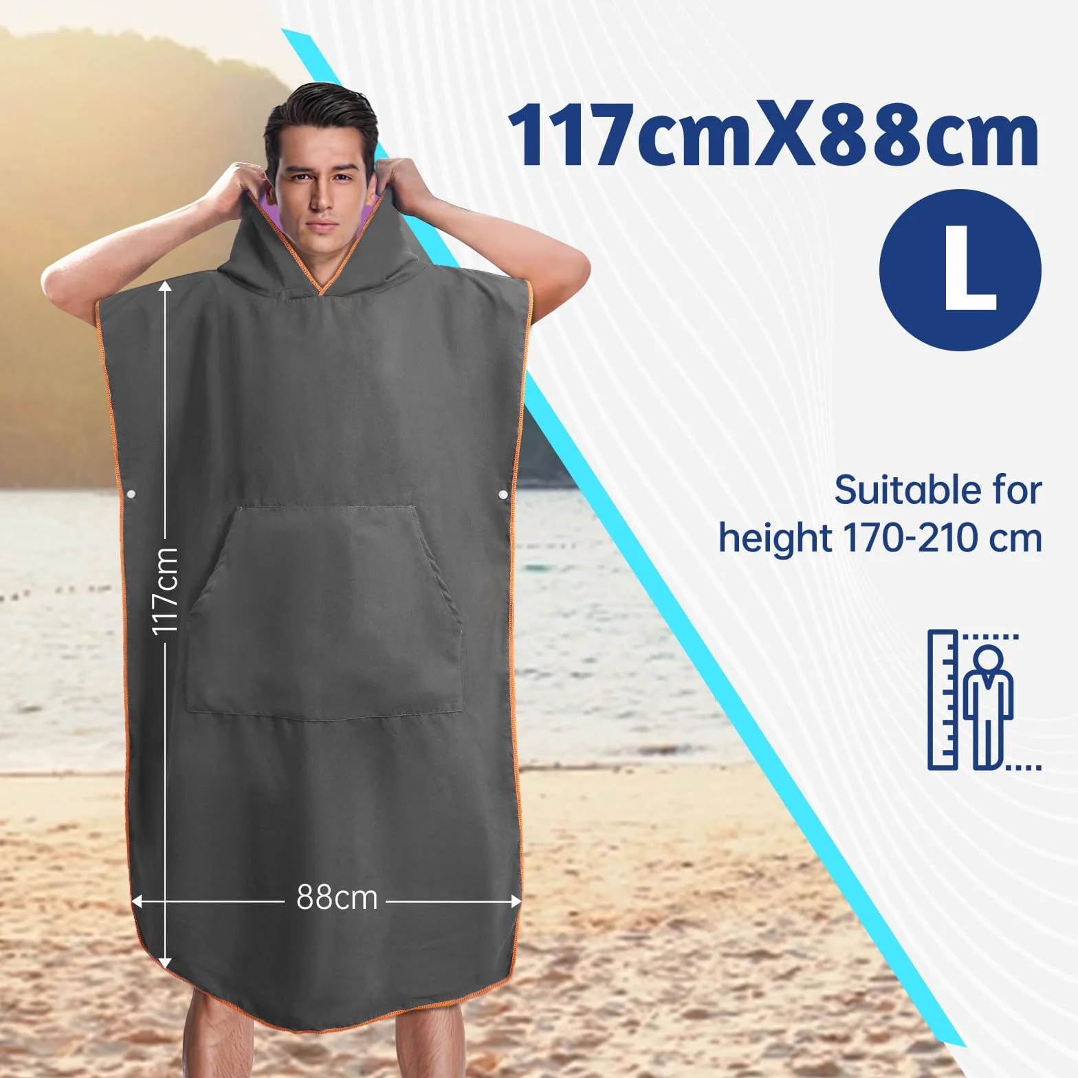 Poncho de natación para Hombre y Mujer
