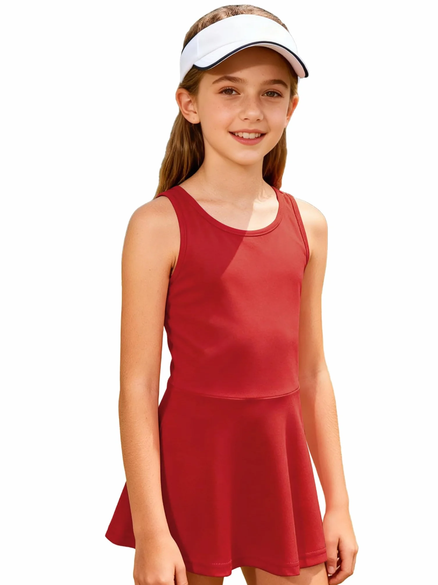 Vestido de golf sin mangas para niñas Runhomal 10 años deporte tenis