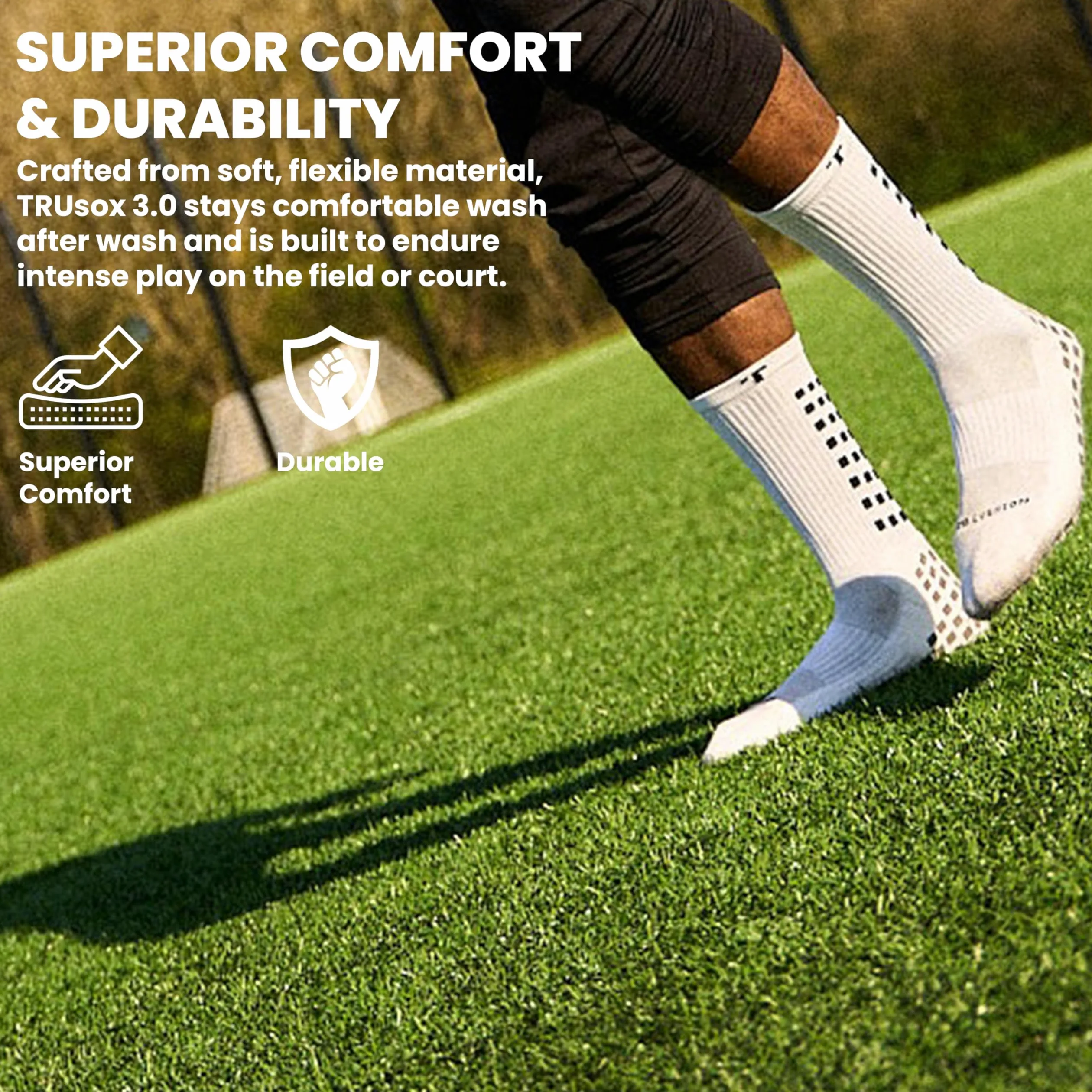 Trusox 3.0 Cushion Crew Socks Calcetines de fútbol Unisex adulto (Pack de 1)