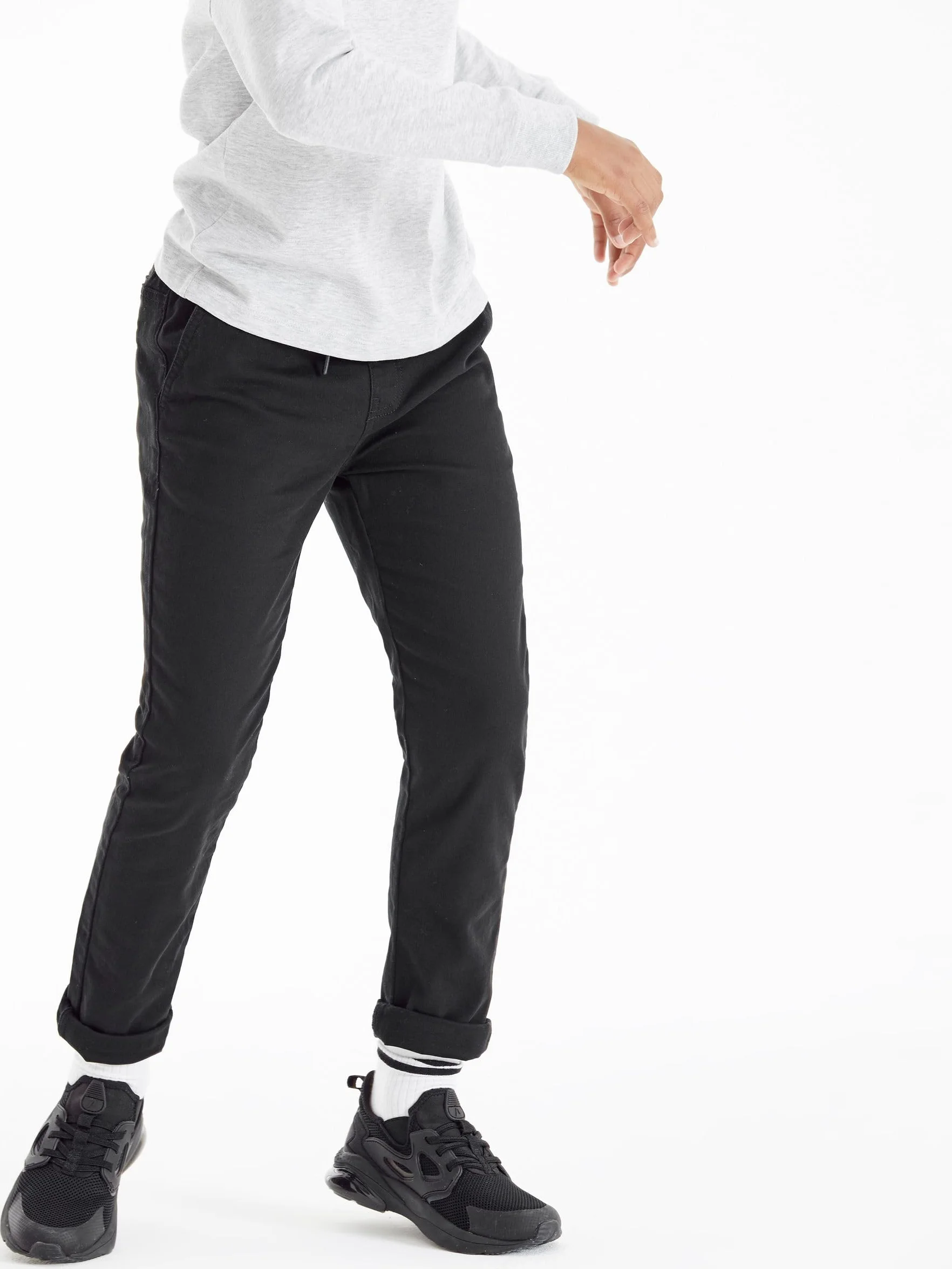 Pantalones sin Cierres NEXT Niños con Cintura de canalé Corte estándar