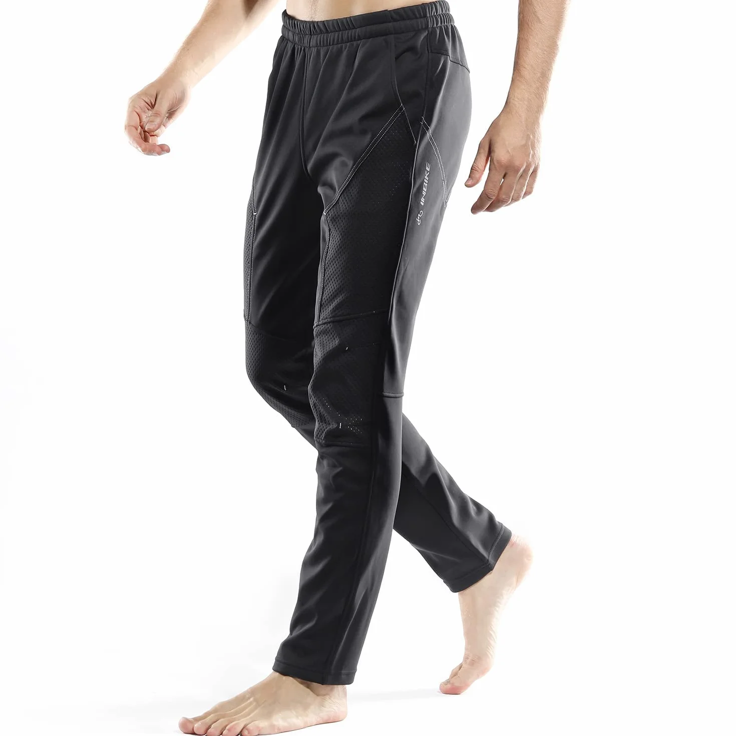INBIKE Pantalon Largo Ciclismo Hombre Impermeable Forro Polar Deporte Aire Libre
