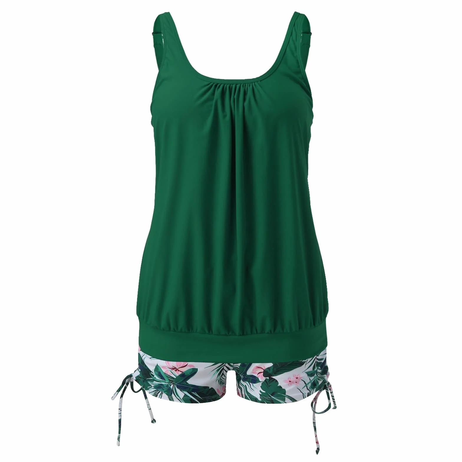 Tankini Mujer Cintura Alta 2 Piezas Traje Baño Adelgazante