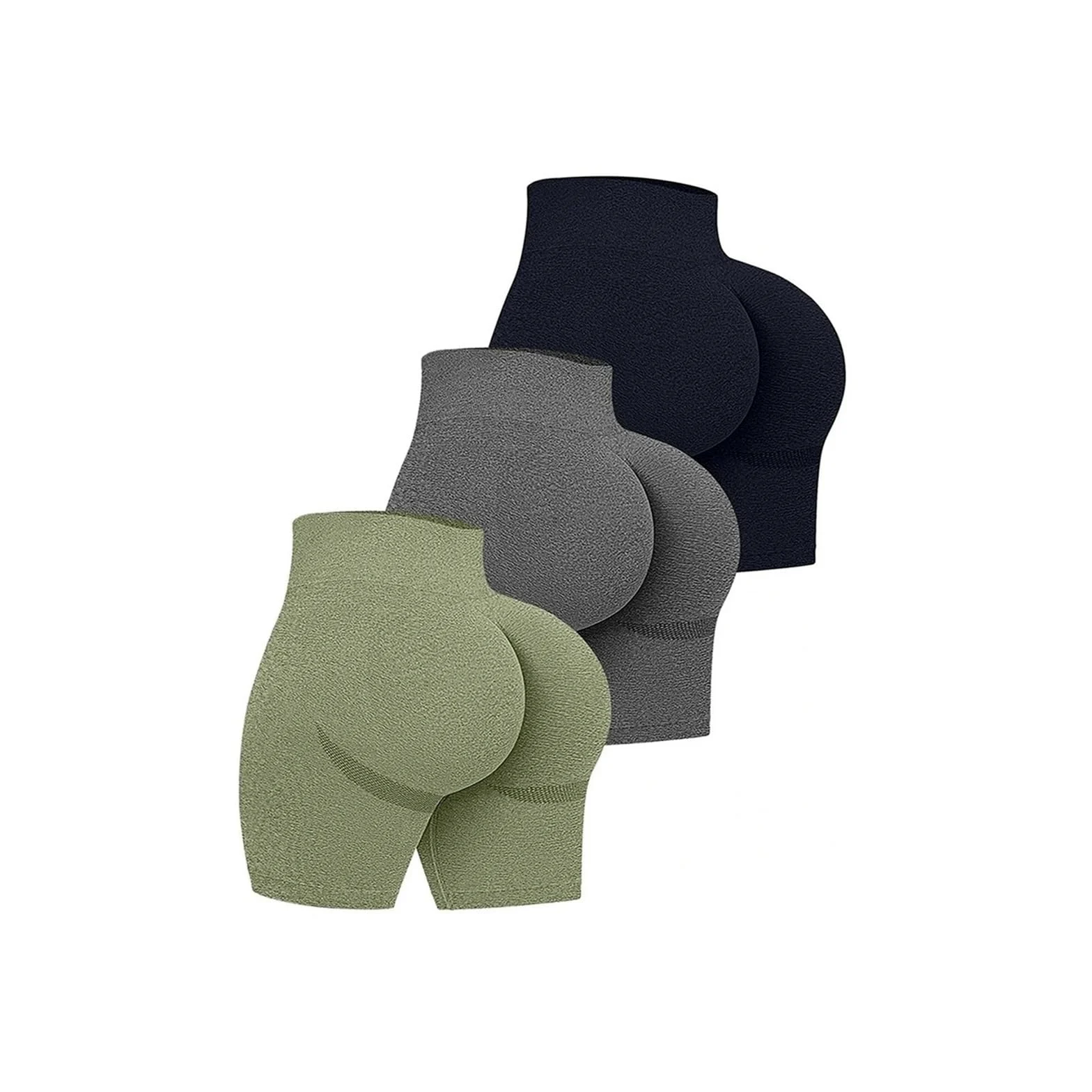 Generico Pantalones Cortos sin Costuras for Mujer, Mallas Deportivas Transpirables, Gimnasio y Fitness