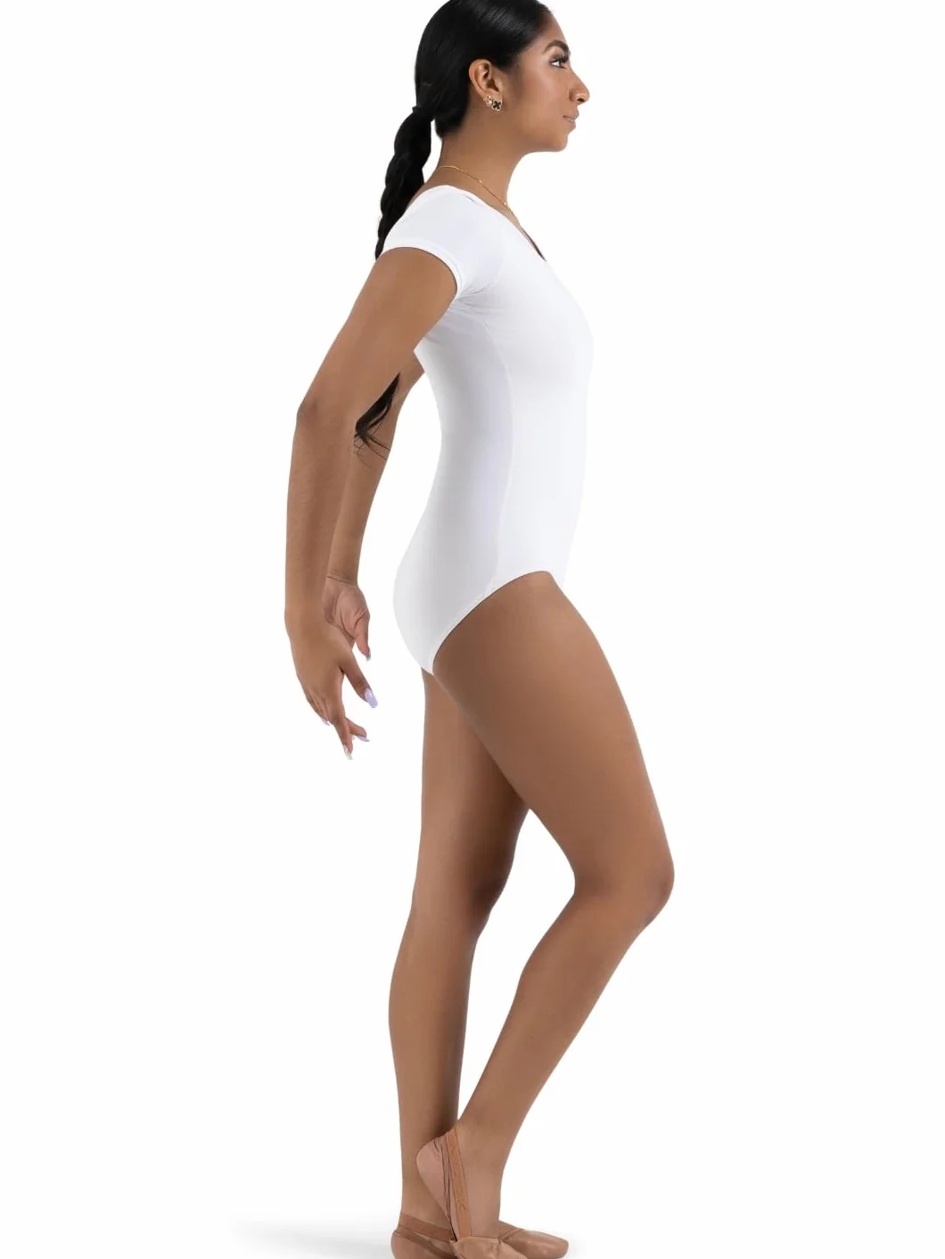 Capezio Classic Short Sleeve Leotard Leotardo Mujer (Pack de 1)