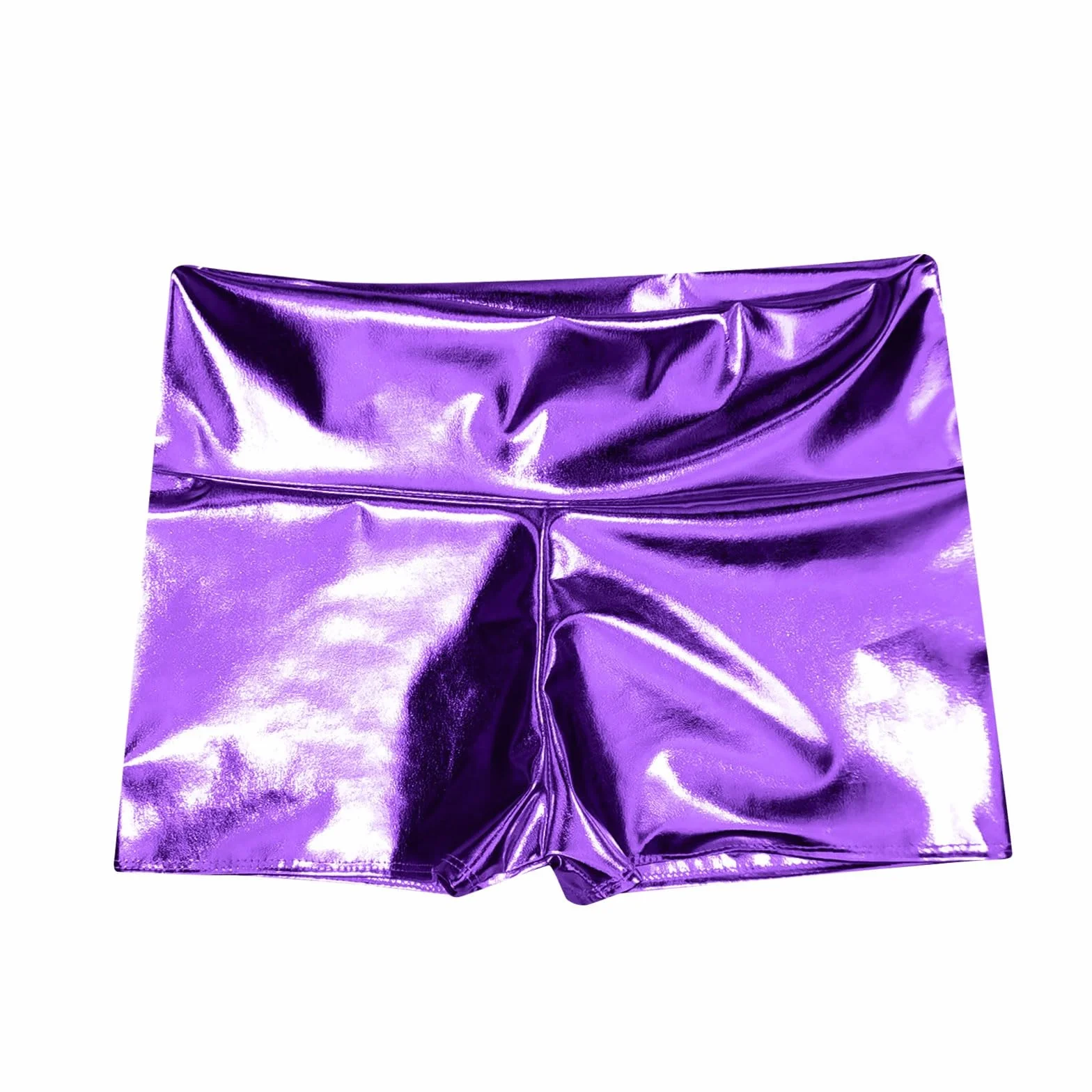 Disfraz de carnaval metálico pantalones cortos baile imitación mujer ropa interior corta