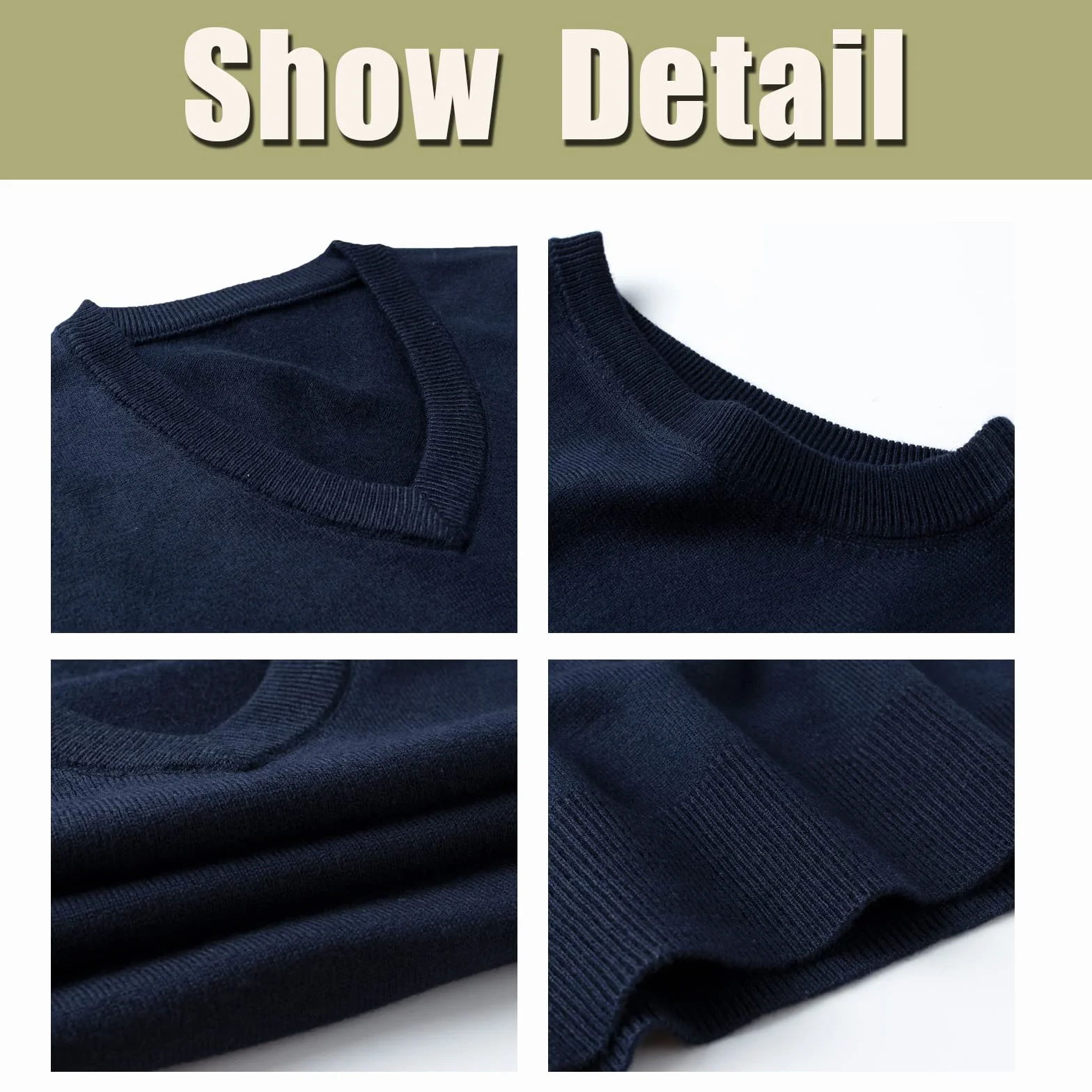 Chaleco SuéTer para Hombre con Cuello en V Jersey de Punto sin Mangas clásico Caballero Cardigans Chaqueta Otoño Invierno Prendas de Punto Pullover