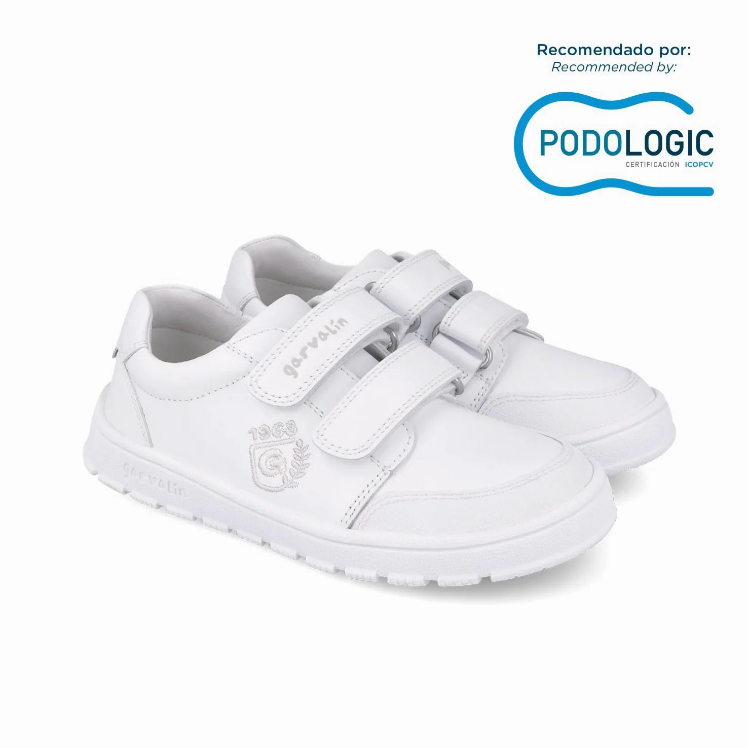 Zapatilla Escolar Nieve con Doble Cierre Adhesivo 252510-C050
