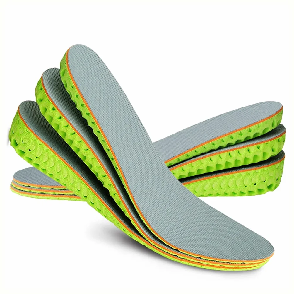 EDDGE 1. 5cm 2. 5cm 3. Plantillas de Aumento de Altura de 5cm Absorción de Impacto de Panal Almohadillas Transpirables for Zapatos de elevación for Hombres y Mujeres