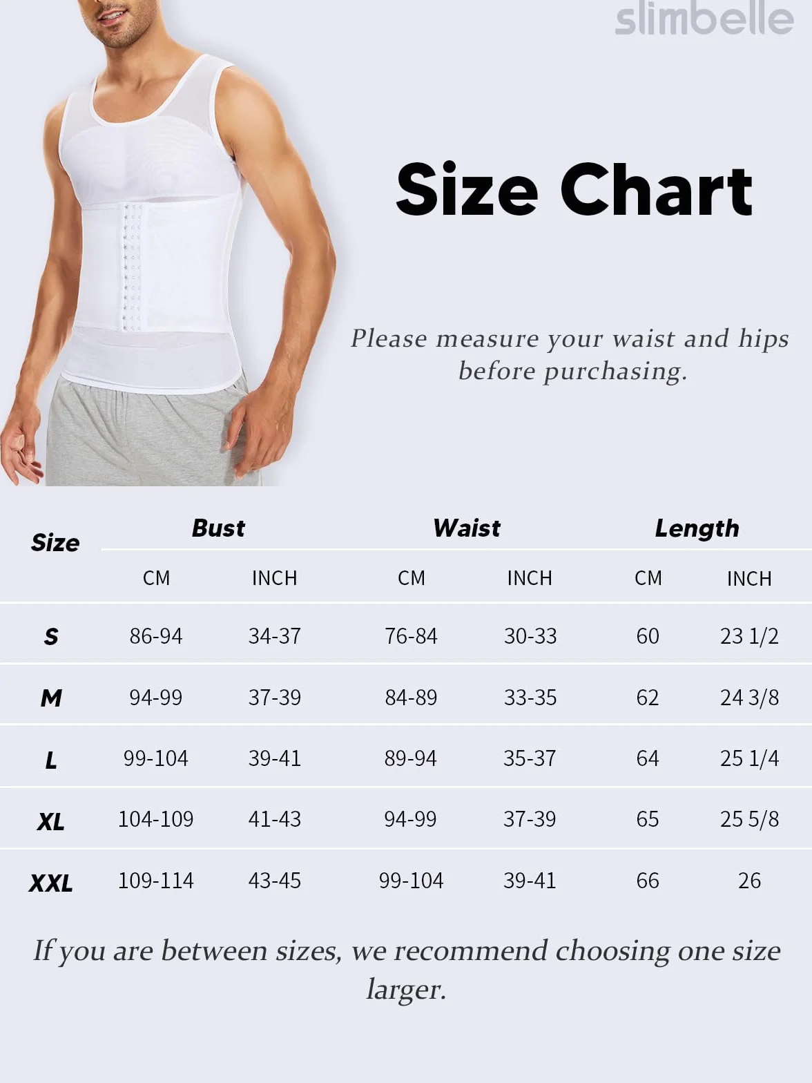 SLIMBELLE Camiseta Reductora Compresión para Hombres Fajas Moldeadora Alta Elasticidad para Comprimir Pecho Abdomen y Cintura Camisa de compresión Slim para Hombres
