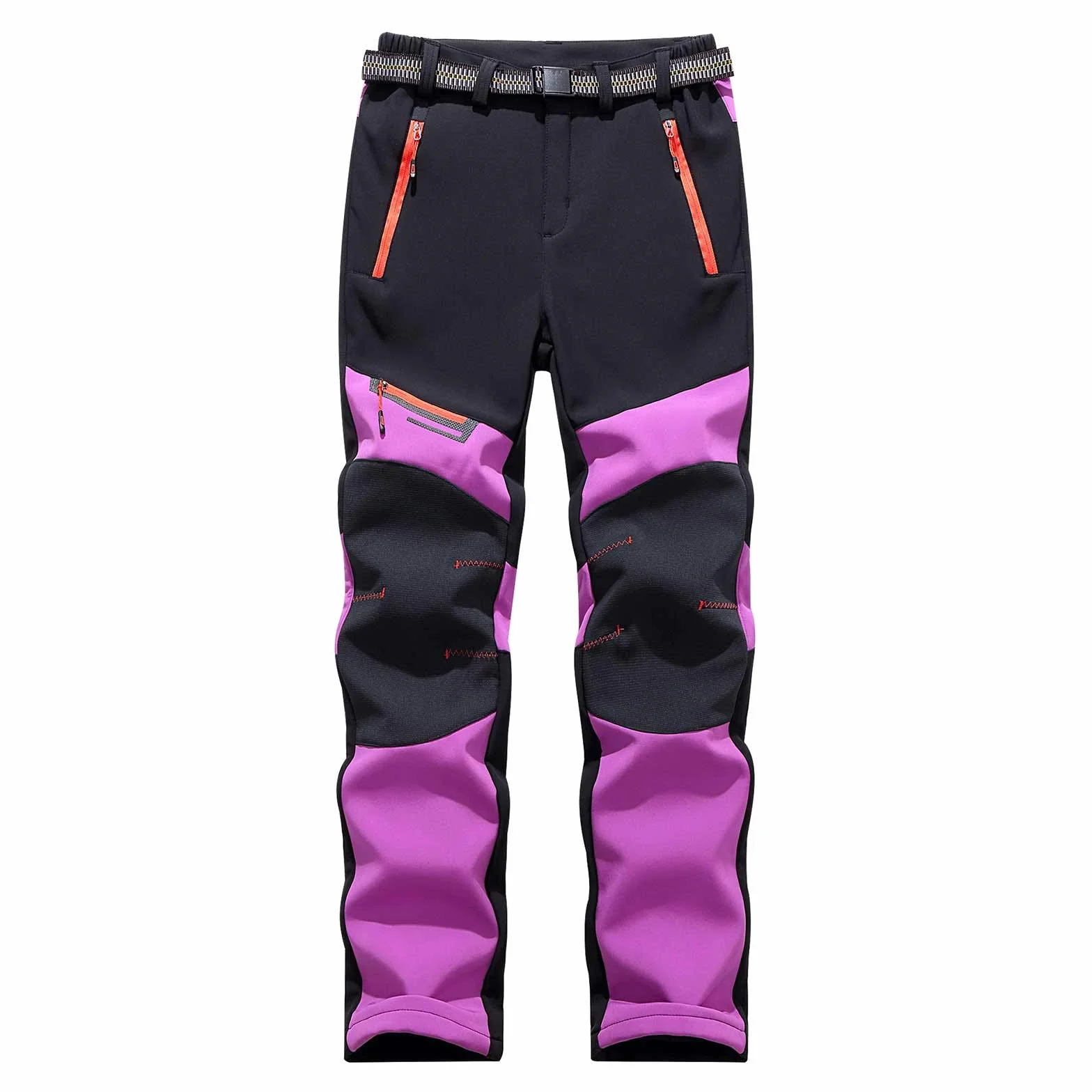Pantalones de esquí cálidos impermeables para mujer softshell nieve térmicos