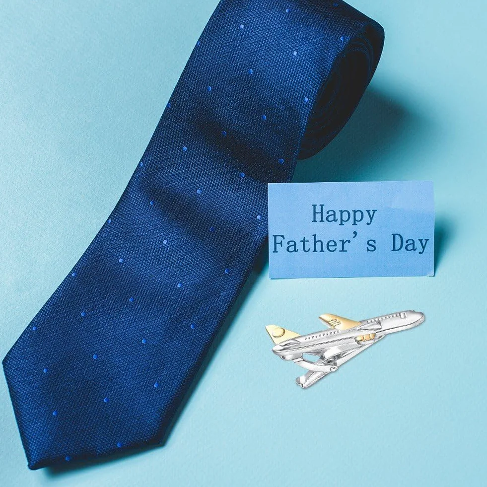 Pinza De Corbata para Hombre, Pinza De Corbata De Avión, Novedosa, Pinza De Corbata De Avión, Regalo para Aniversario De Boda, Negocios