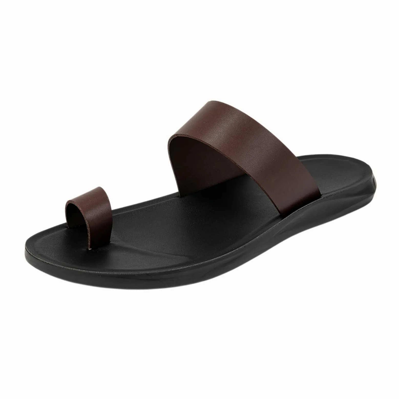 Zapatillas de casa Verano Los Hombres, Sandalias Playa Casuales, Deslizamiento Cómodo En Diapositivas Para Paseos Ocio, Viajes Y Uso Al Aire Libre