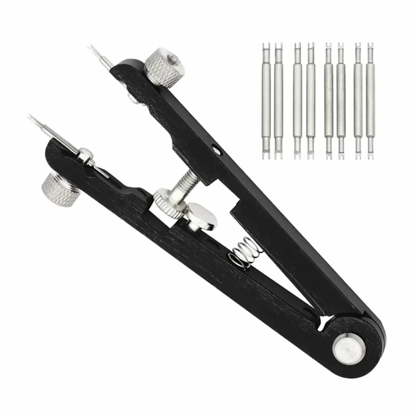 Kit de reparación de relojes, 10 unidades, pinzas para correas de muñeca, reparación de correas de reloj, herramientas de reparación de relojes