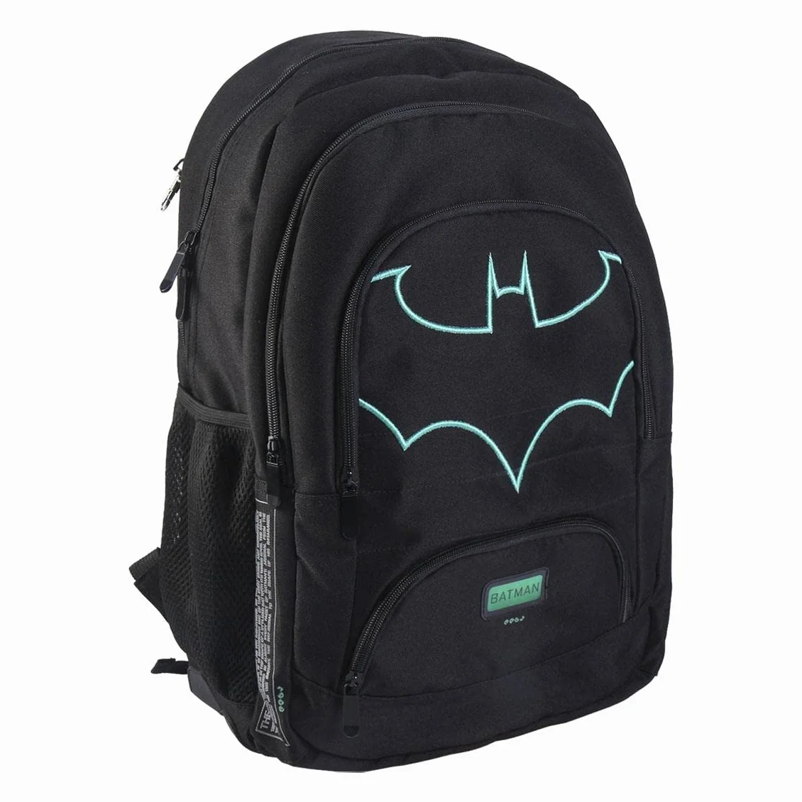 CERDÁ LIFE'S LITTLE MOMENTS - Mochila Escolar de Batman Idónea para Niño en Primaria Adaptable a Carrito, Espalda Ergonómica y Asas Ajustables Acolchadas - Licencia Oficial DC