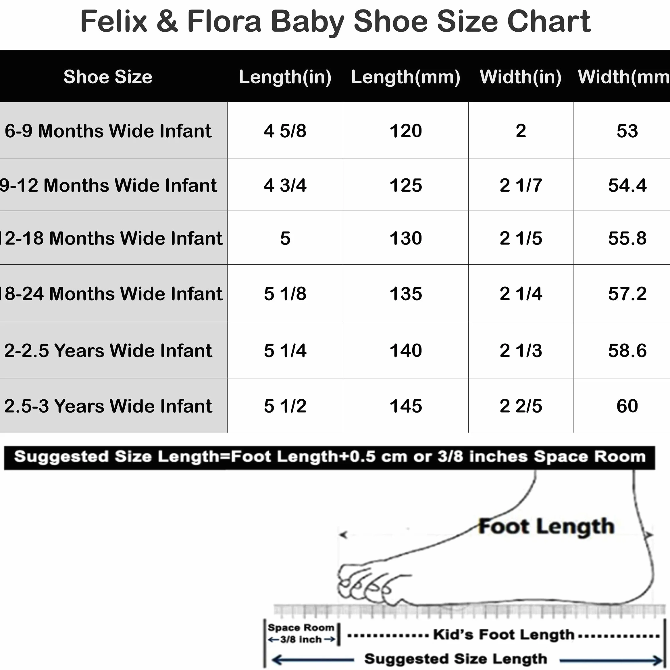 Felix & Flora Zapatos de bebé de cuero con suela suave - Zapatos de bebé para caminar para bebés mocasines suela de goma