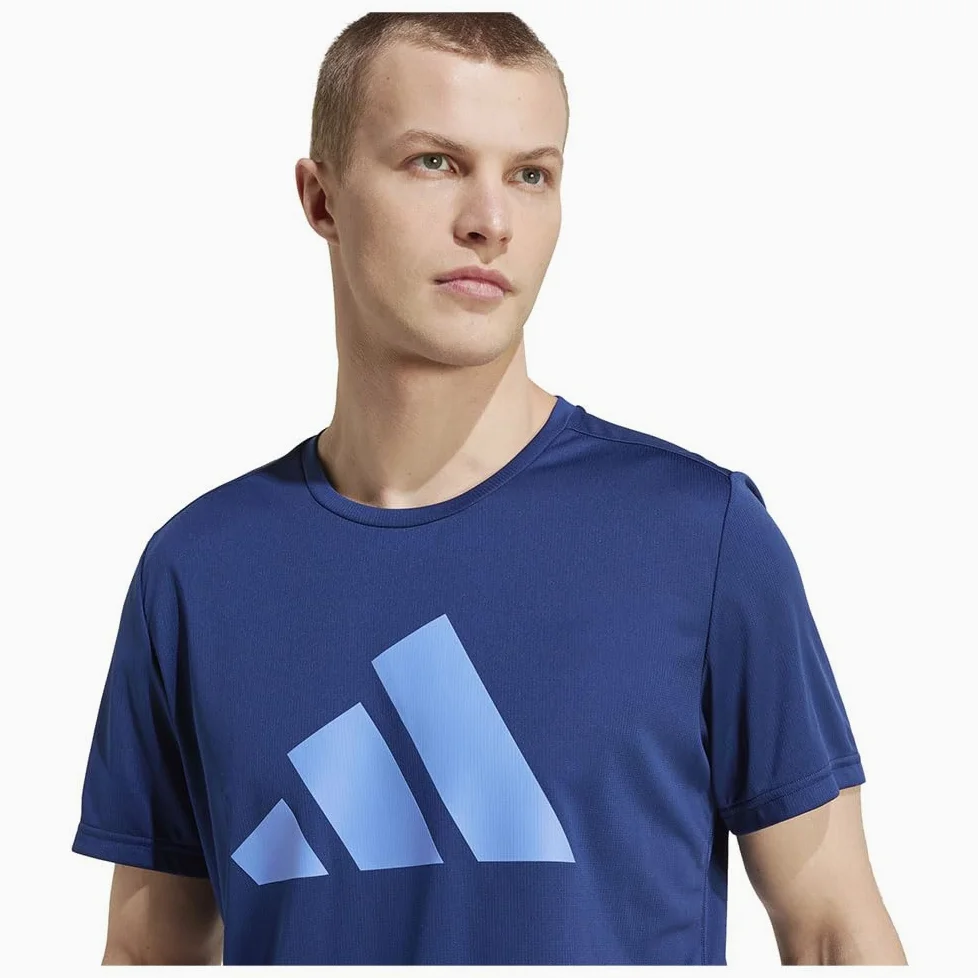 Adidas Hombre Run It Stripes tee